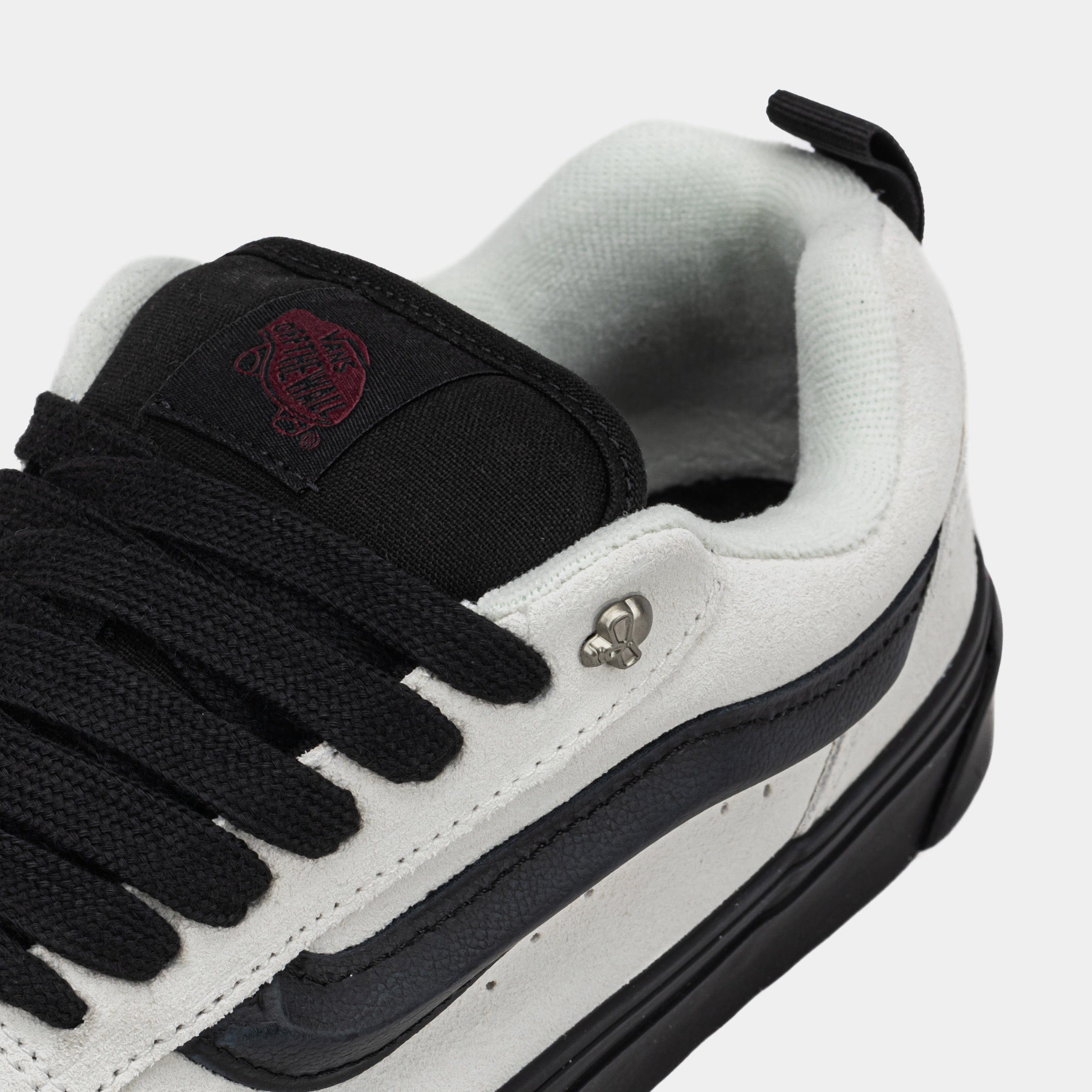 Vans Knu Skool Mens Skate Shoes (White/Black) Final Sale