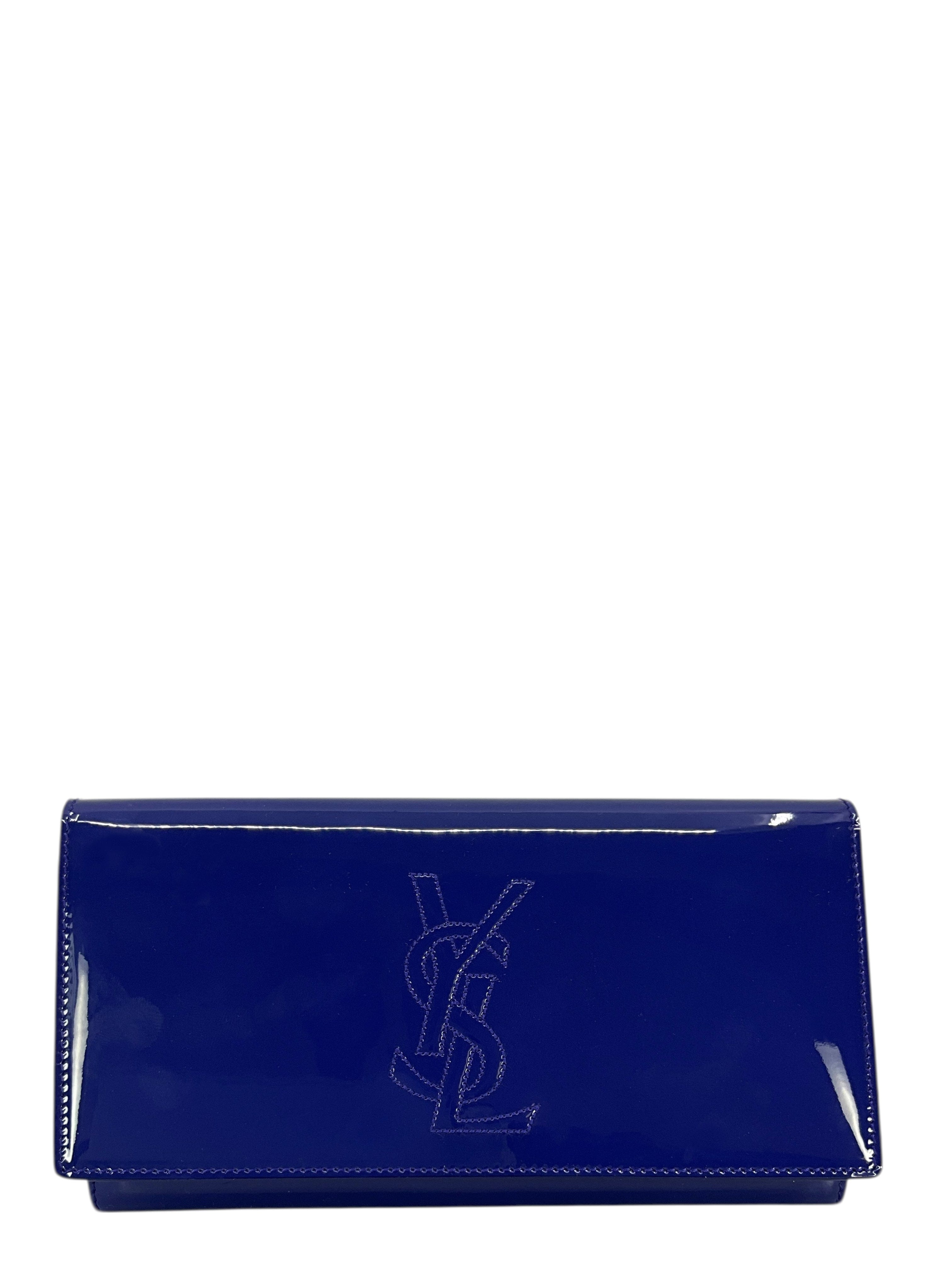 Yves Saint Laurent Belle De Jour Patent Leather Continental Wallet
