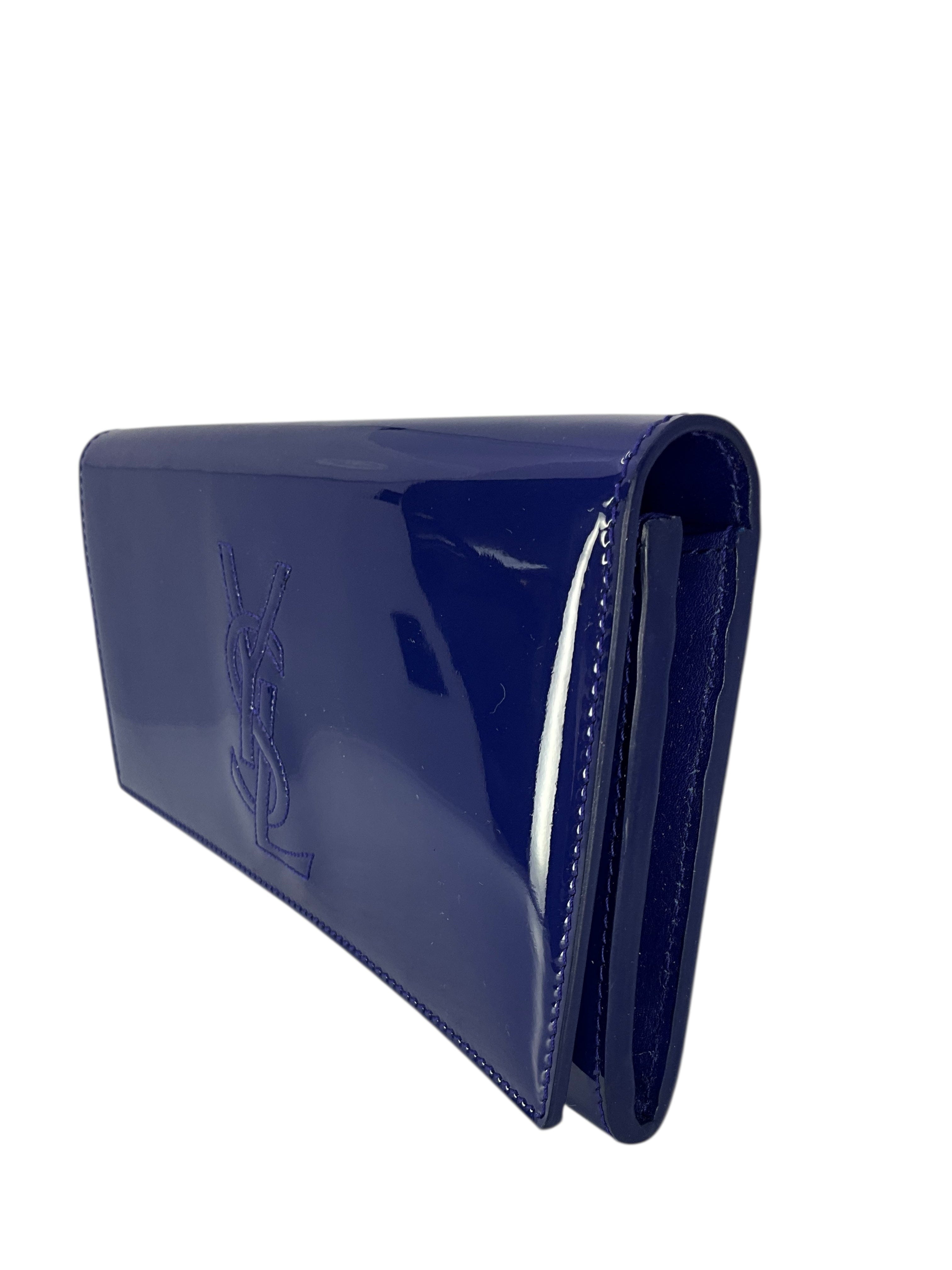 Yves Saint Laurent Belle De Jour Patent Leather Continental Wallet