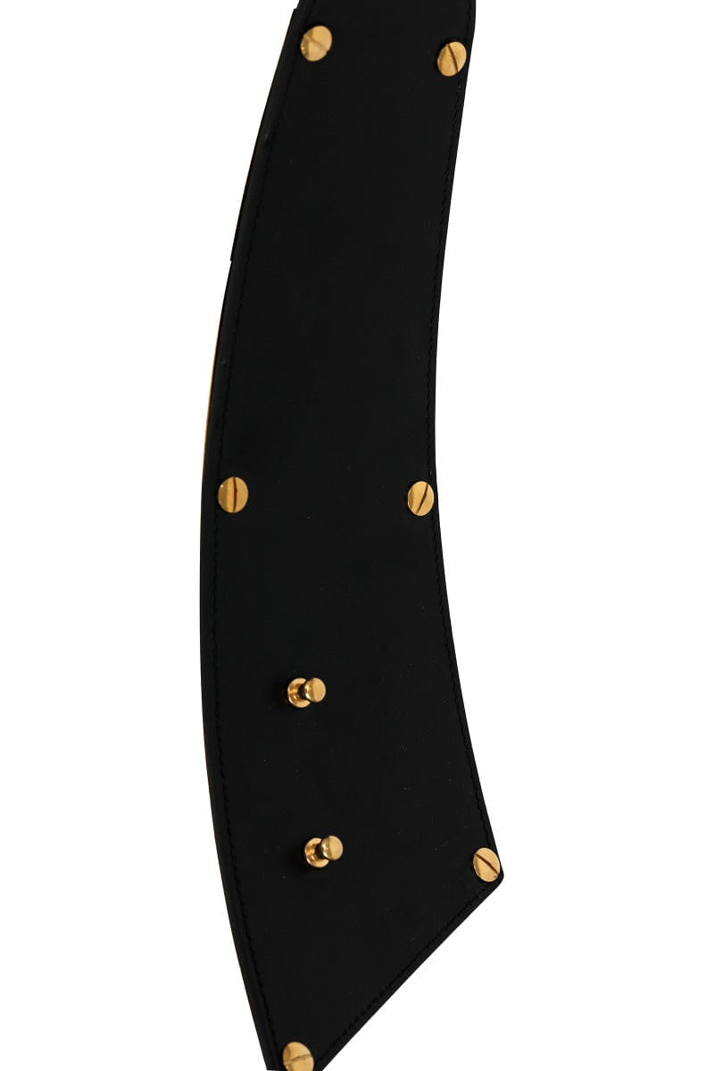 Yves Saint Laurent 80 cm I 32 Inch Golden Plate Asymmetrical Belt