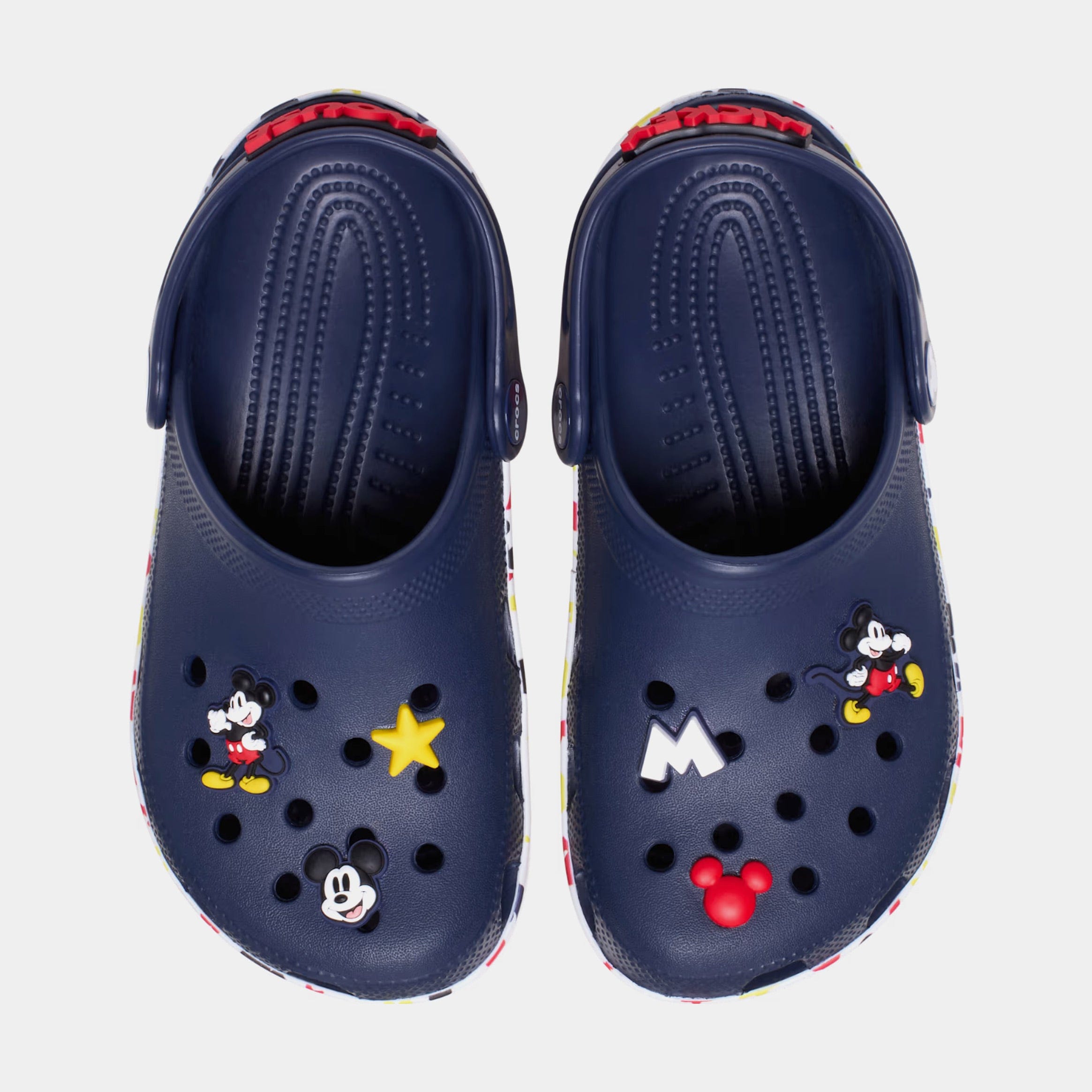 CROCS Disney Mickey Friends Classic Clog Preschool/Grade School Sandals (Blue/White)