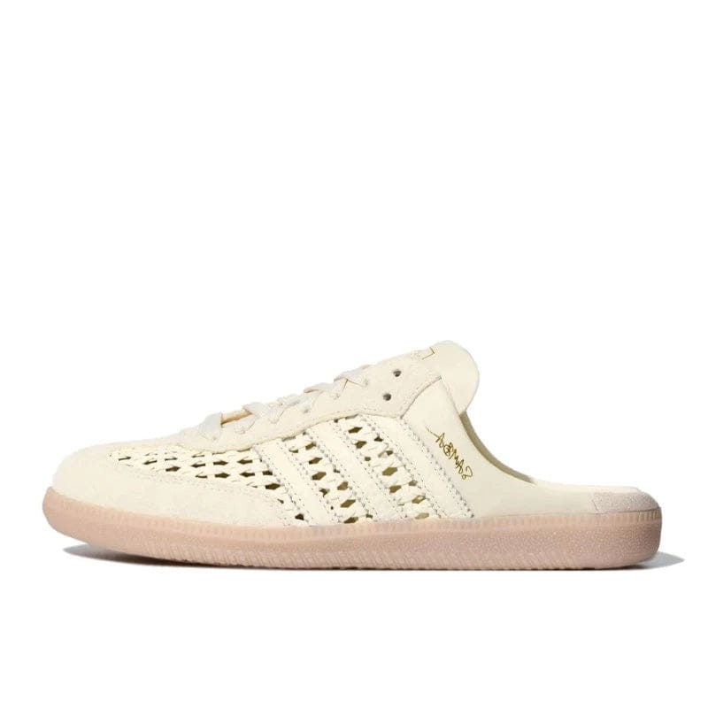 My Store Adidas Samba OG Mule Woven Basketweave Cream White