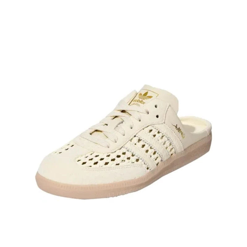 My Store Adidas Samba OG Mule Woven Basketweave Cream White