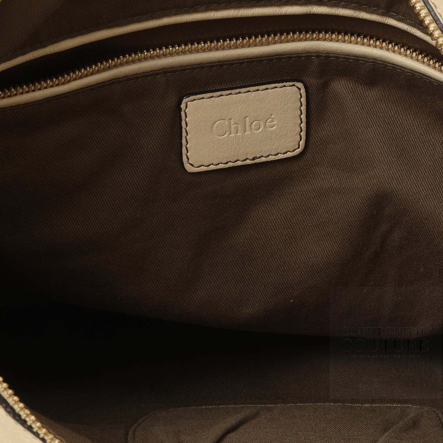 Chloe Ivory Calfskin Leather Large Marcie Hobo Bag