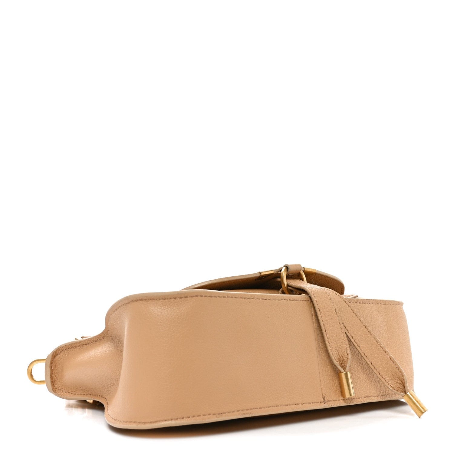 Chloe Calfskin Small Marcie Satchel Milky Brown