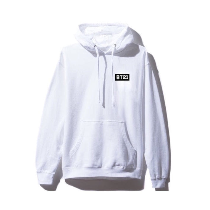ASSC x BT21 Collab Peekaboo White Hoodie