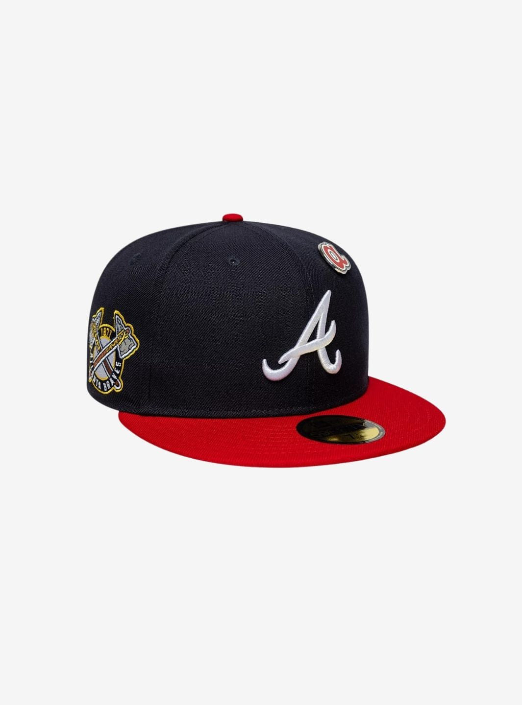 New Era Atlanta Braves MLB Icon Navy 59FIFTY Fitted Cap