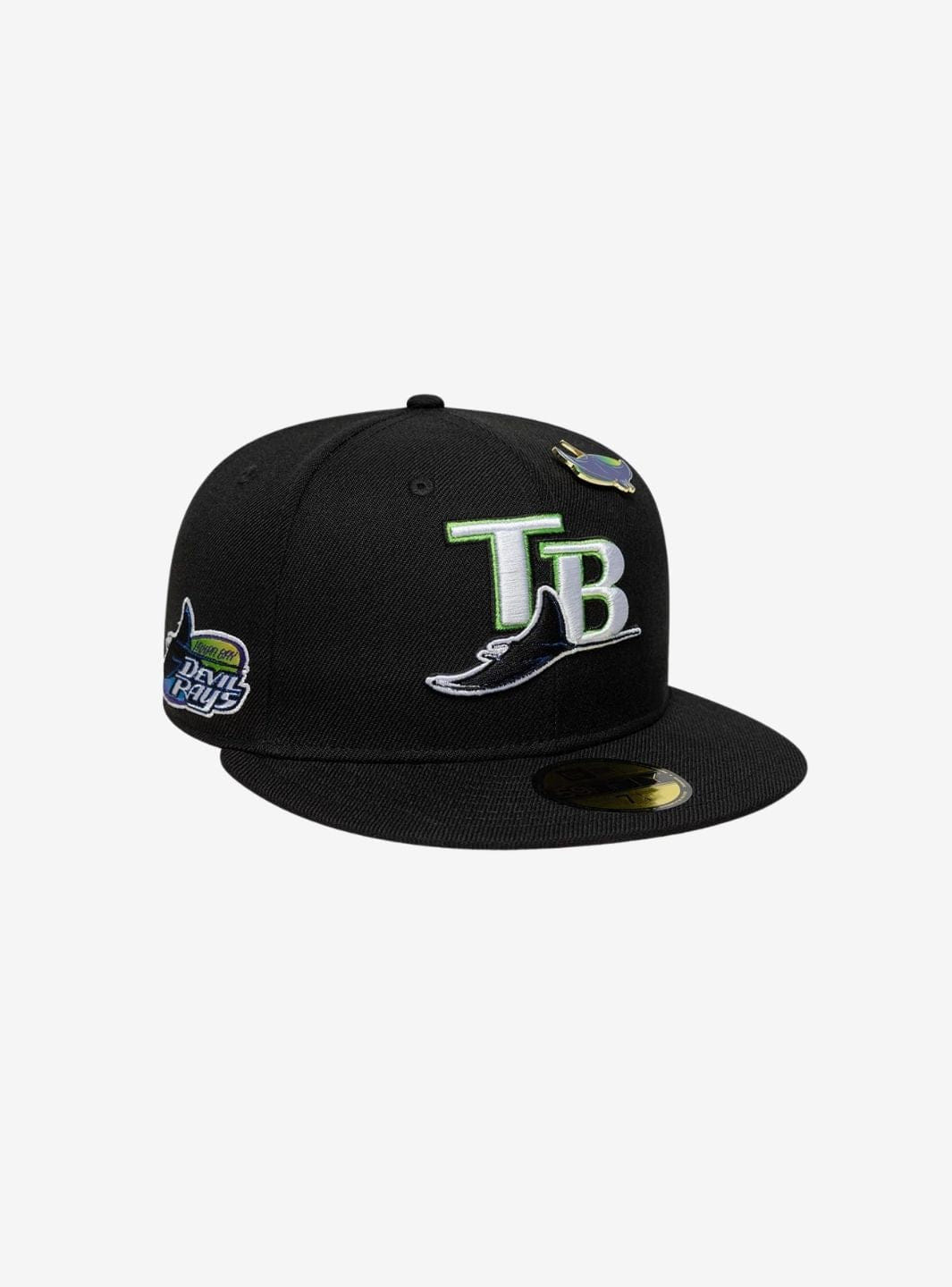 New Era Tampa Bay Rays MLB Icon Black 59FIFTY Fitted Cap