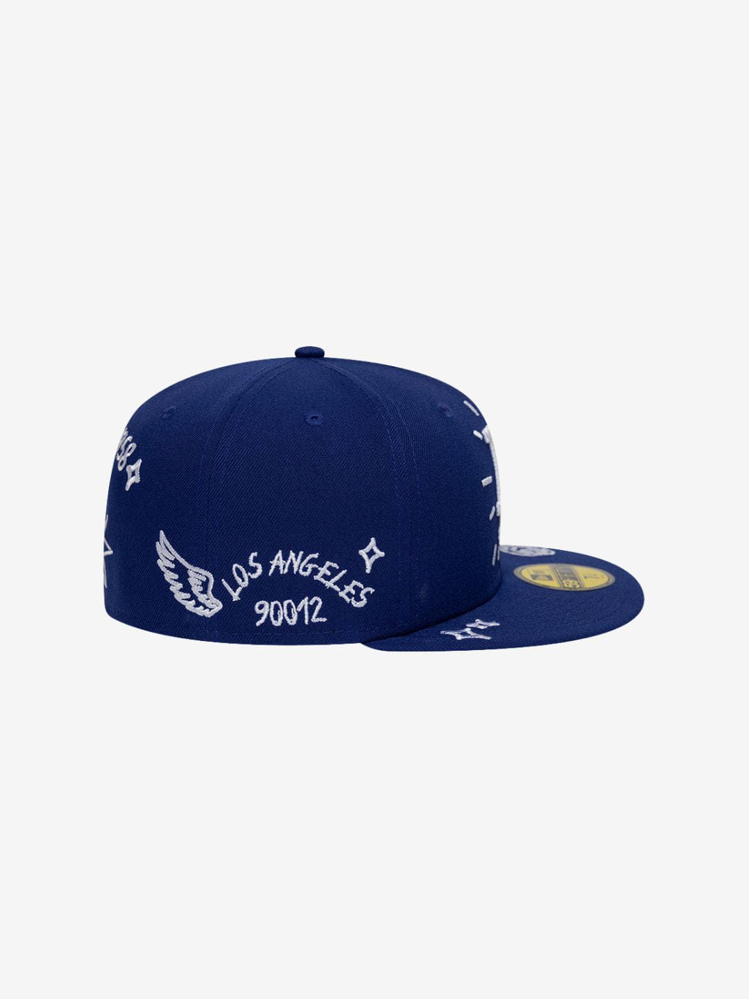 New Era Los Angeles Dodgers Scribble MLB 59FIFTY Blue Fitted Cap