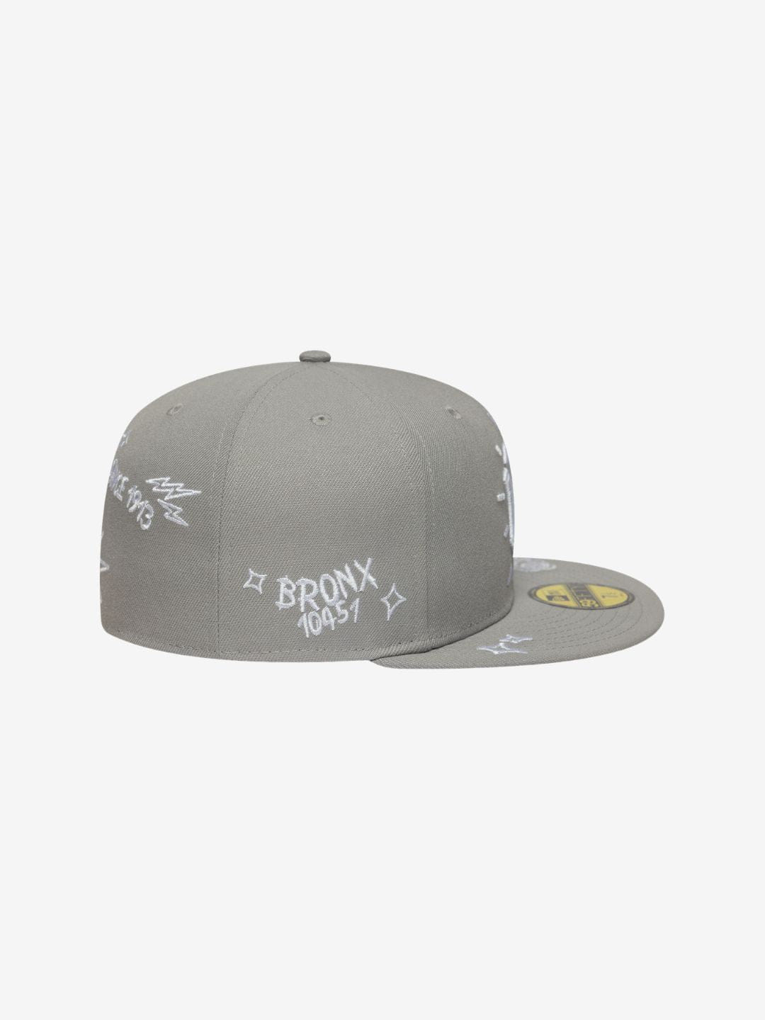 New Era New York Yankees Scribble MLB 59FIFTY Grey Fitted Cap
