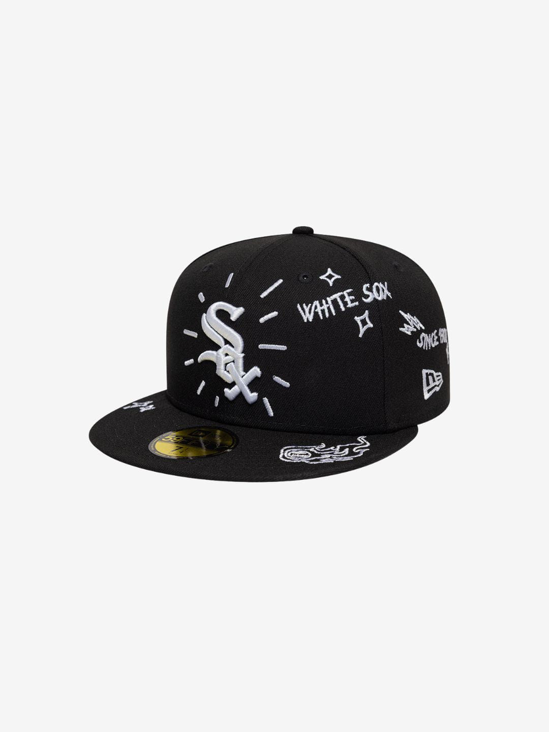New Era Chicago White Sox Scribble MLB 59FIFTY Black Fitted Cap