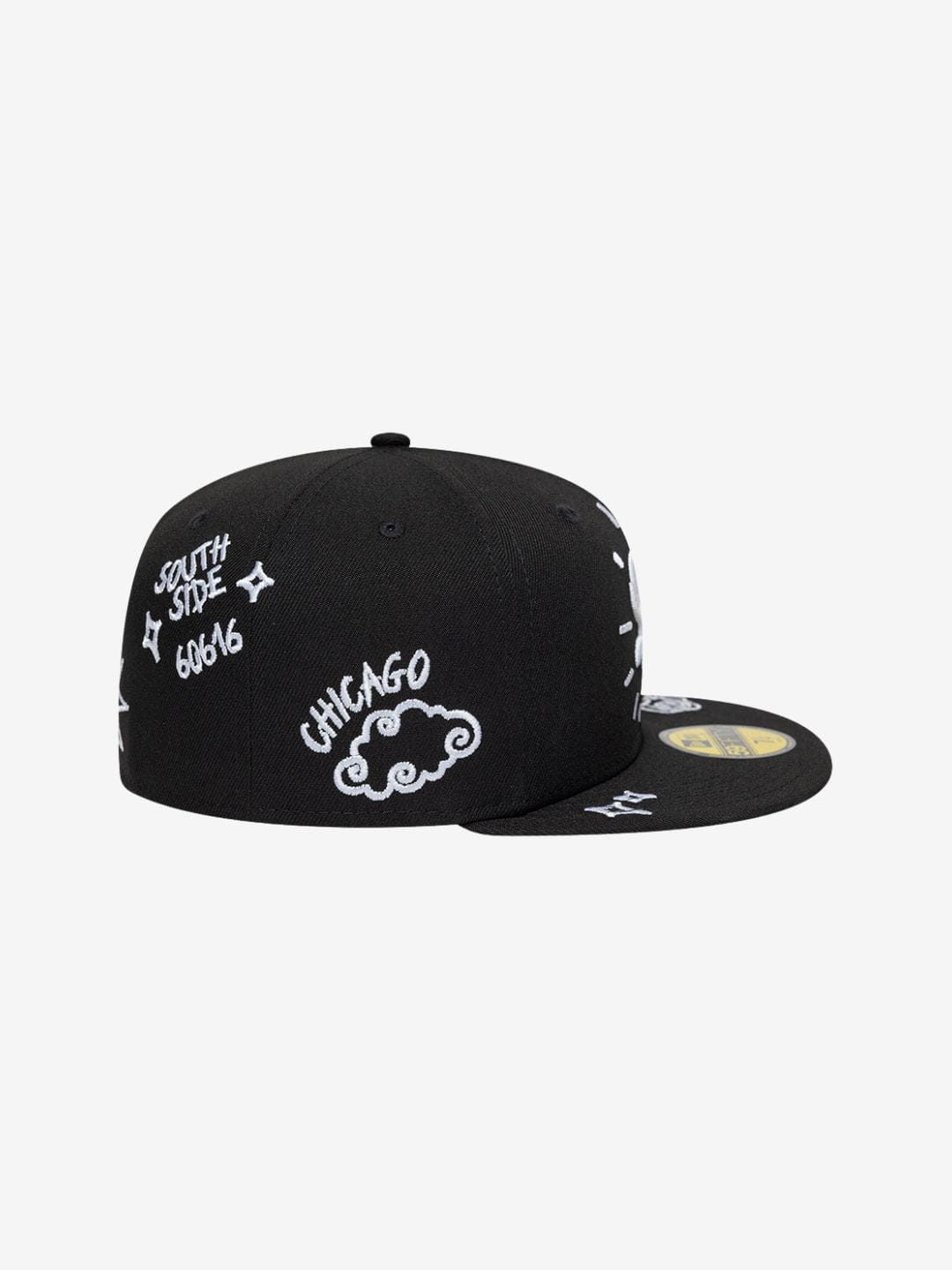 New Era Chicago White Sox Scribble MLB 59FIFTY Black Fitted Cap