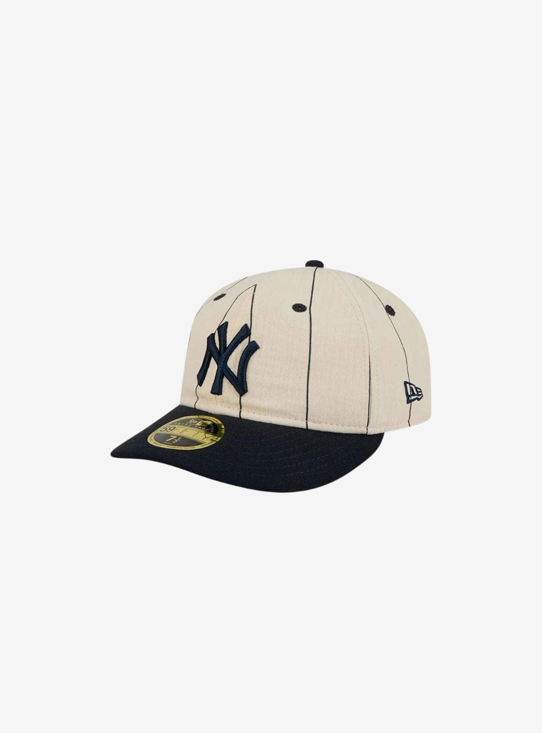New Era New York Yankees MLB Linen Cream Retro Crown 59FIFTY Fitted Cap