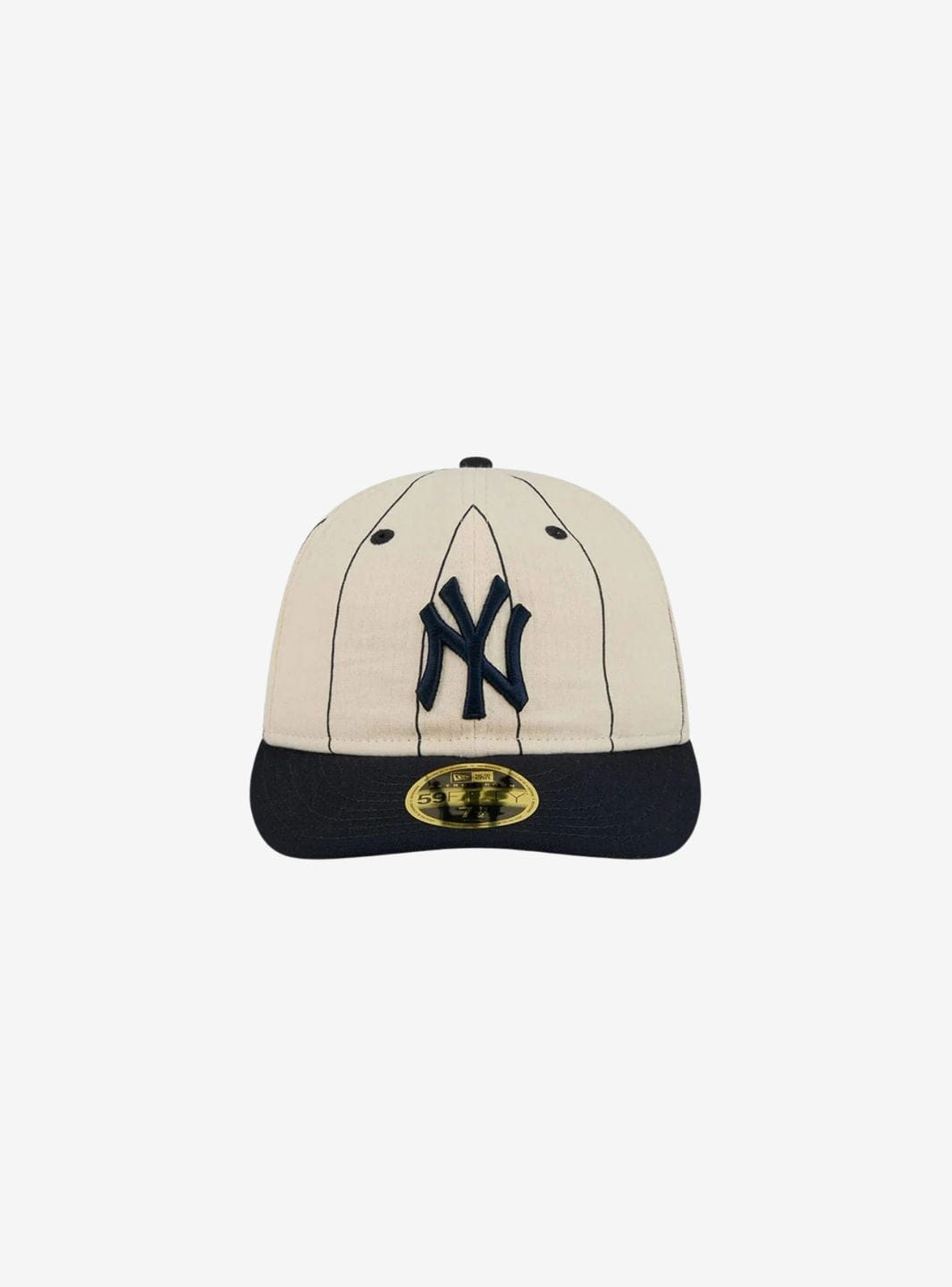 New Era New York Yankees MLB Linen Cream Retro Crown 59FIFTY Fitted Cap