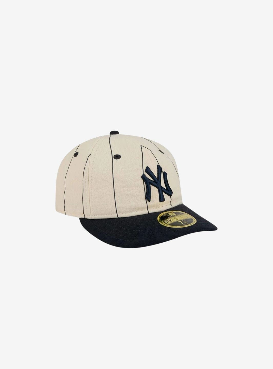 New Era New York Yankees MLB Linen Cream Retro Crown 59FIFTY Fitted Cap