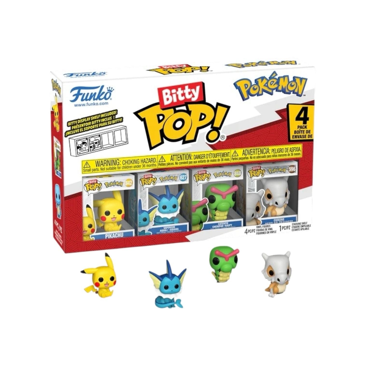 Pokemon Pikachu Funko 4 Pack Bitty Pop - Pokémon