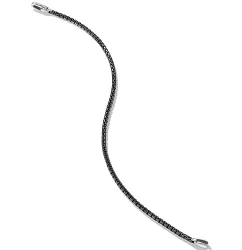 David Yurman Box Chain Bracelet in Stainless Steel and Sterling Silver