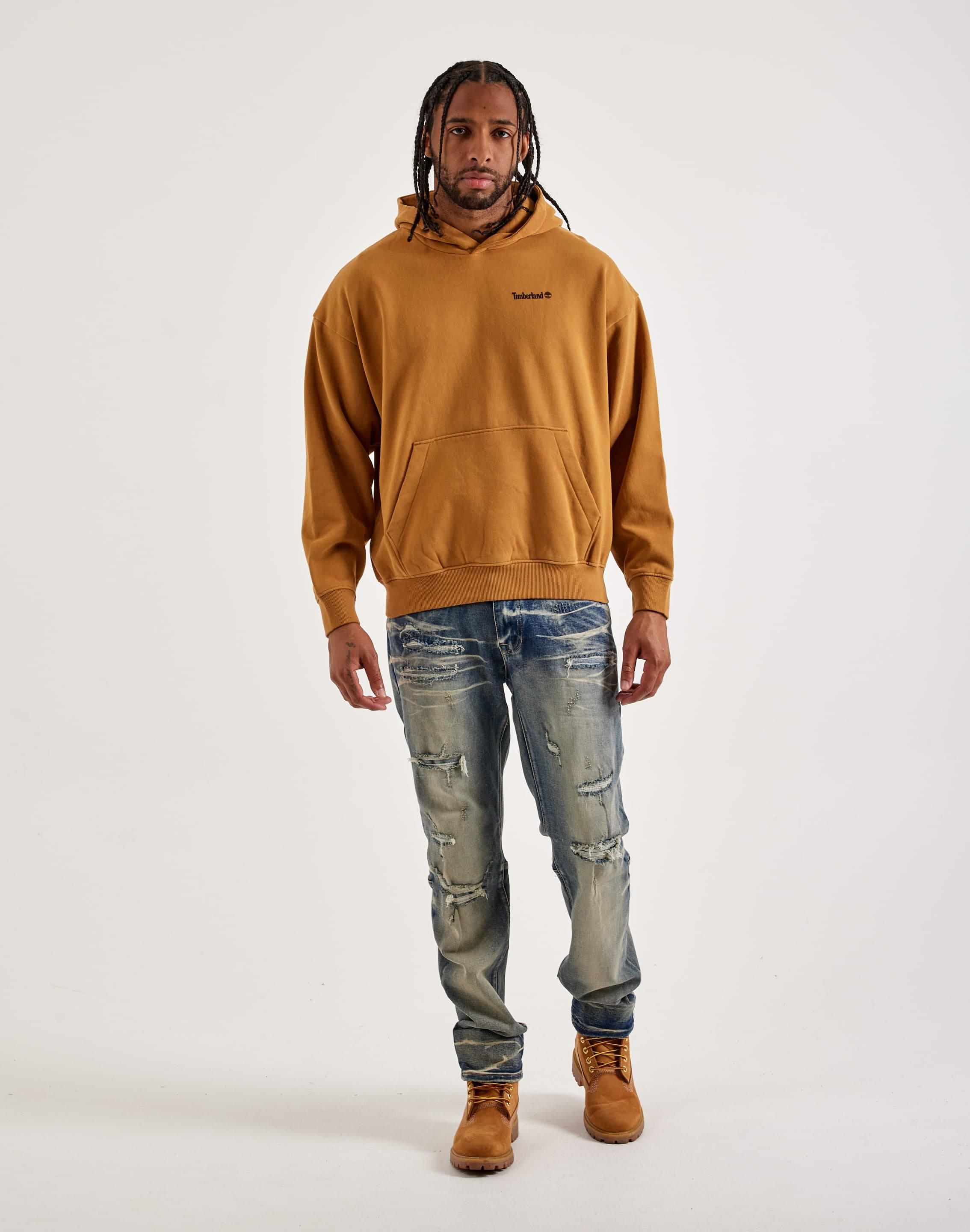 Timberland Footprint Fleece Pullover Hoodie