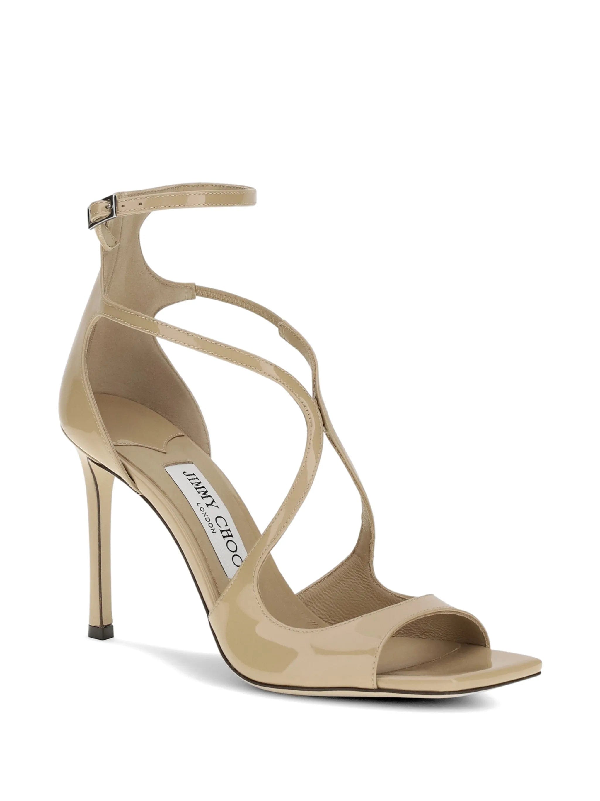 Jimmy Choo Azia 95 patent leather sandals