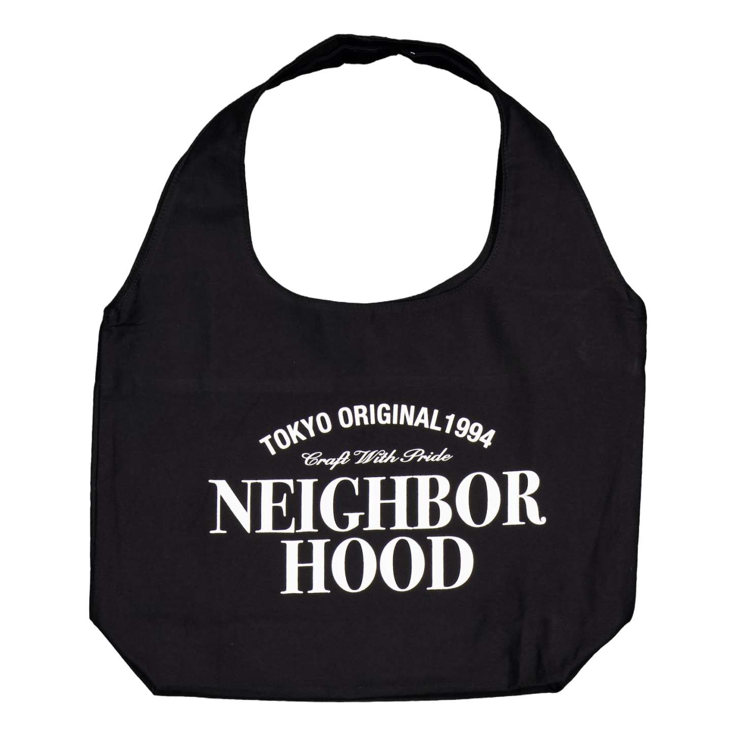 Neighborhood Logo Tote Bag Black