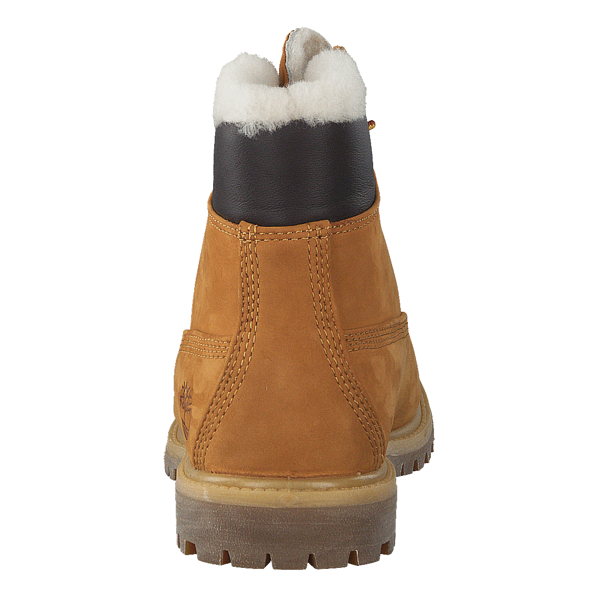 Timberland 6 Inch Premium Shearling Lined Wheat Nubuck