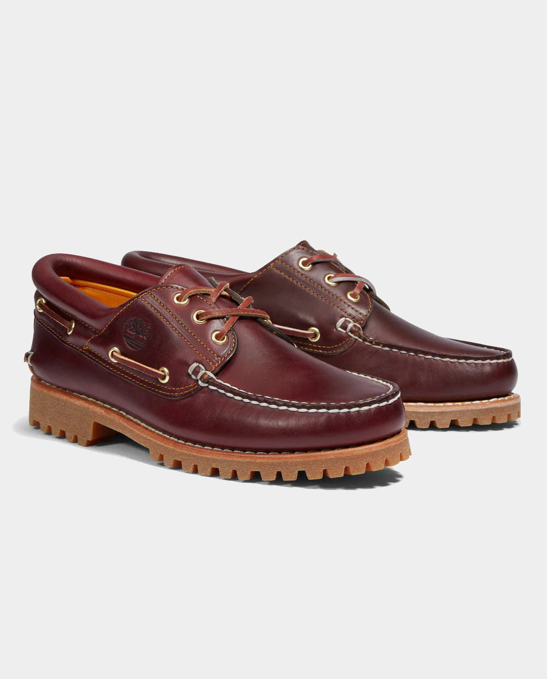 Timberland - Mens Authentic 3 - Eye Classic Lug - Burgundy Full Grain