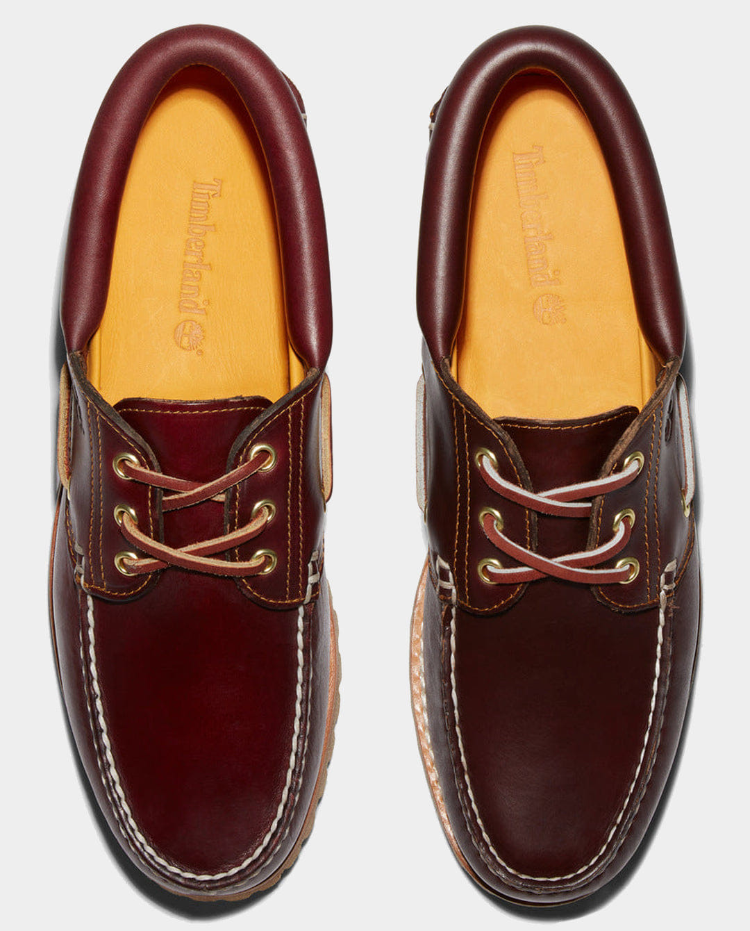 Timberland - Mens Authentic 3 - Eye Classic Lug - Burgundy Full Grain