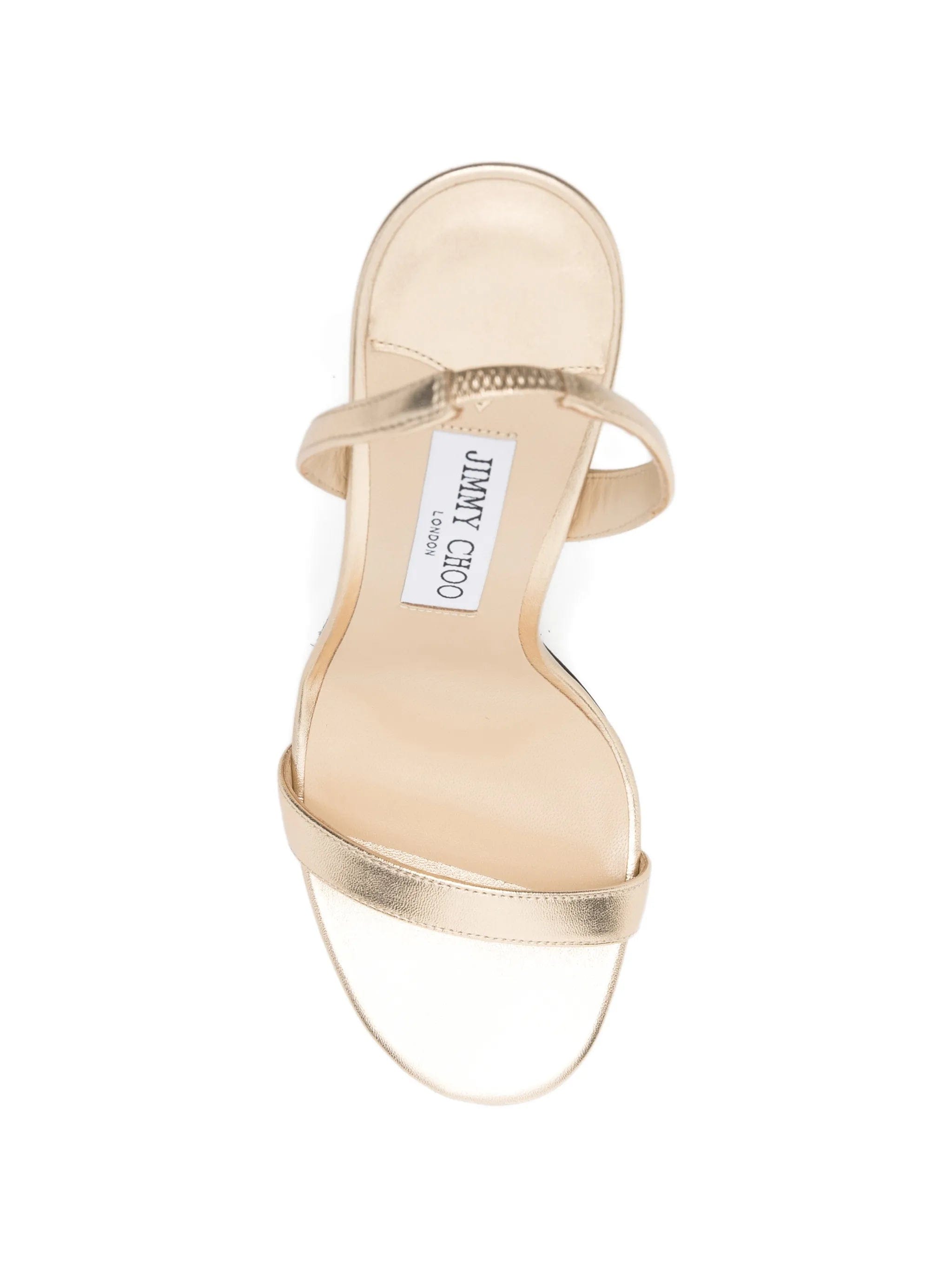 Jimmy Choo Jenn metallic leather sandals