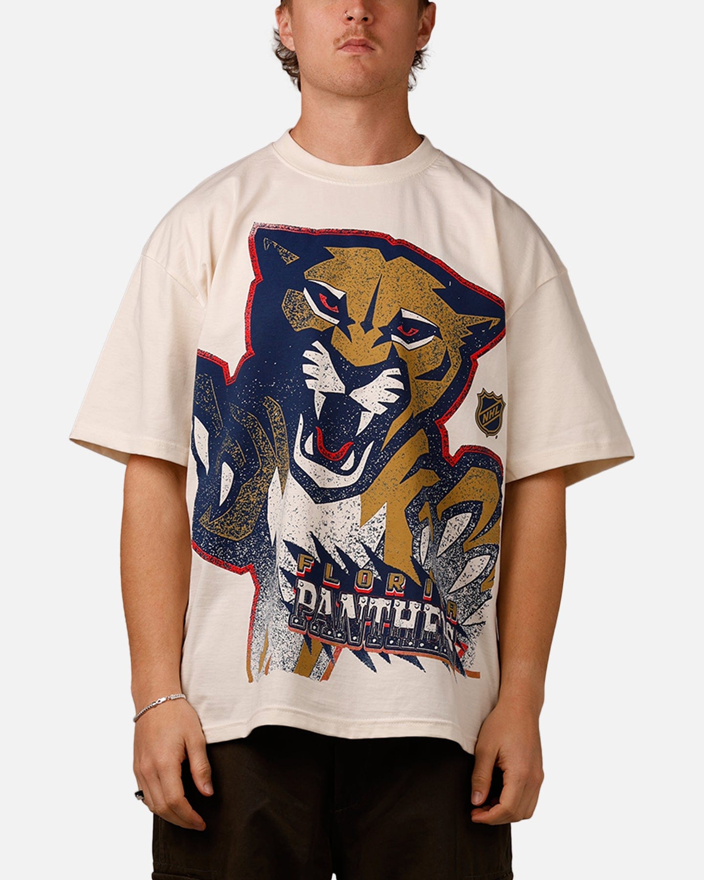 Off-White Culture Kings Florida Panthers Vintage T - Shirt Off White