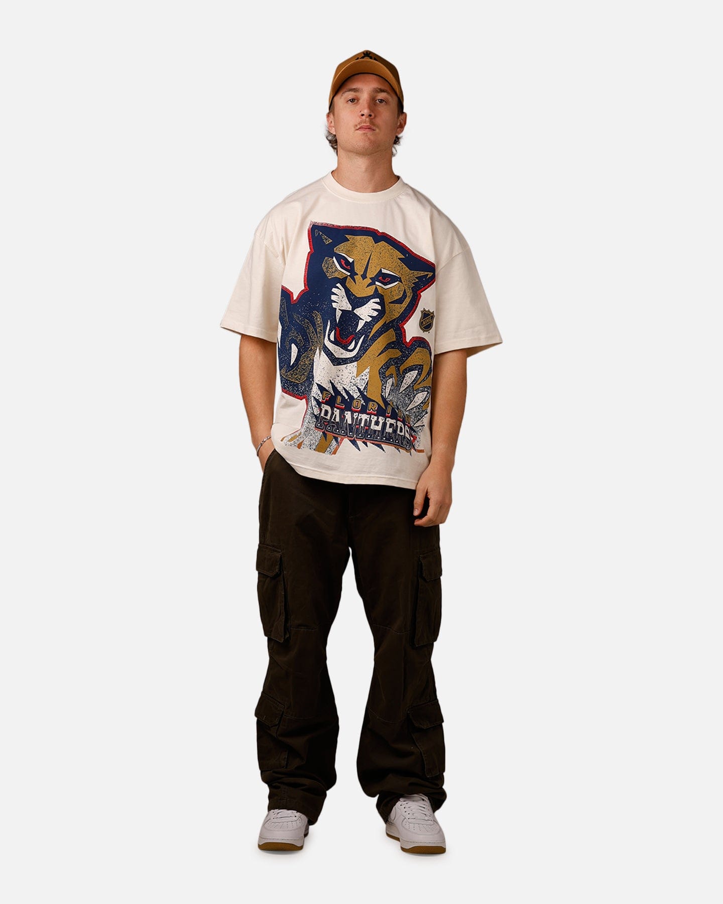 Off-White Culture Kings Florida Panthers Vintage T - Shirt Off White