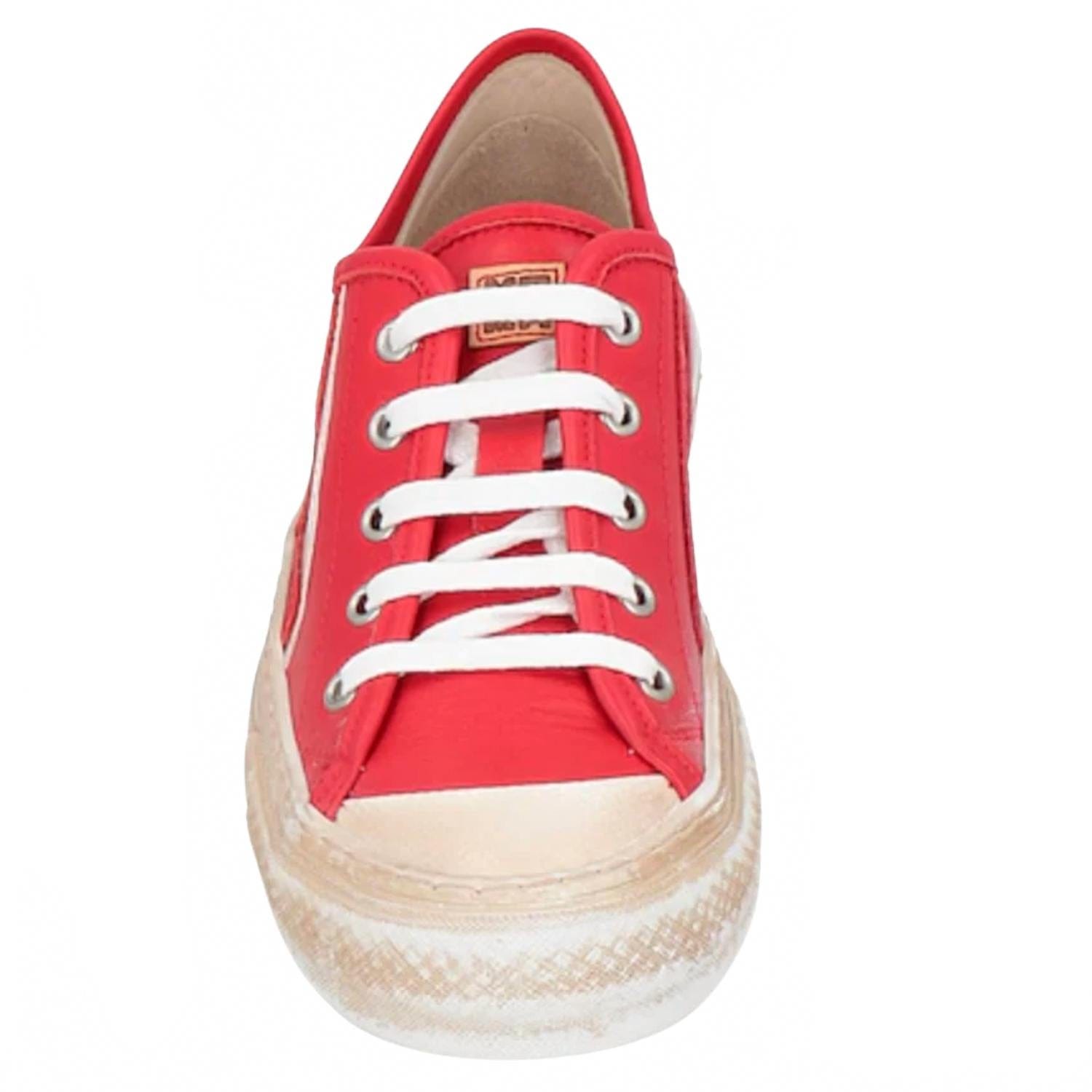 WHITE* Women's Gomma Double Sneaker In Red/white