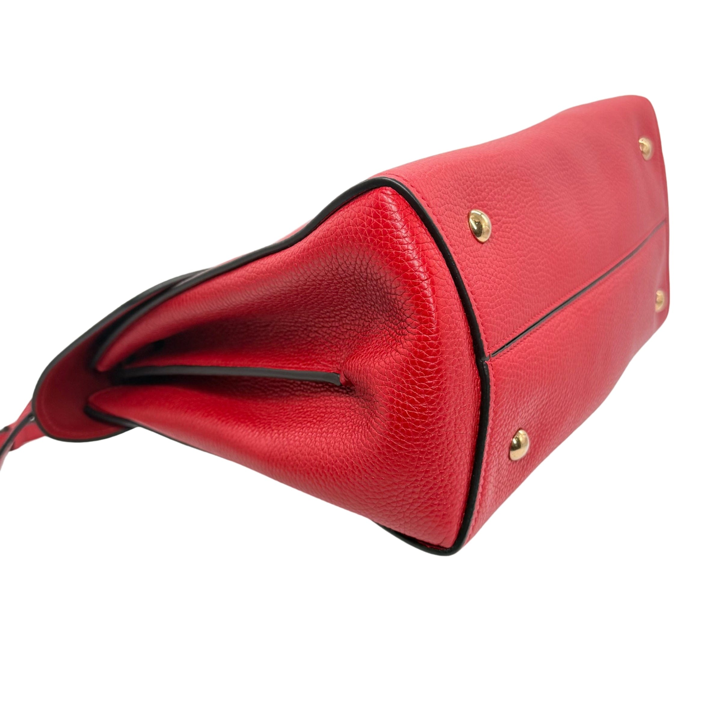 Ferragamo Salvatorre Ferragamo Gancini Top Handle Flap Bag