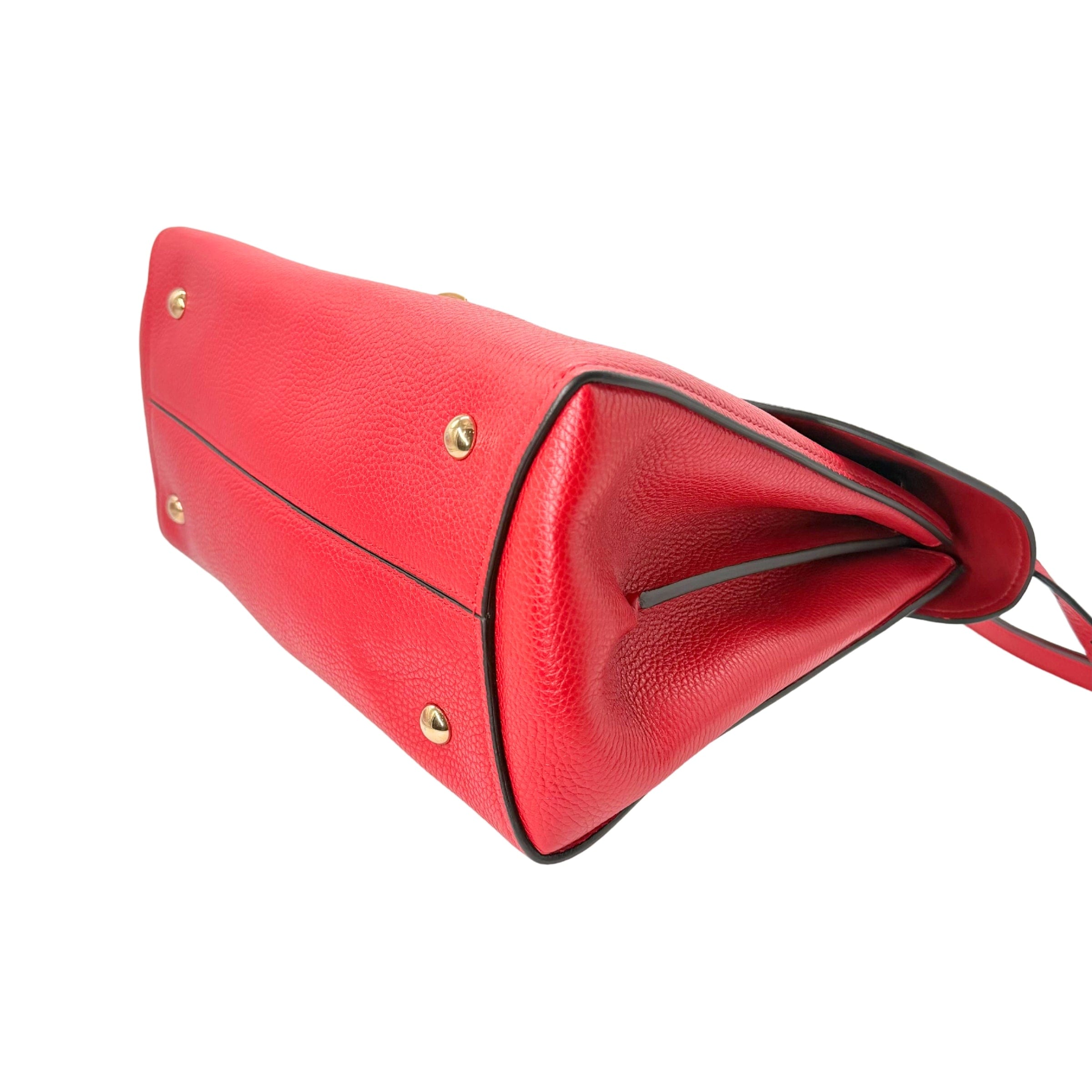 Ferragamo Salvatorre Ferragamo Gancini Top Handle Flap Bag