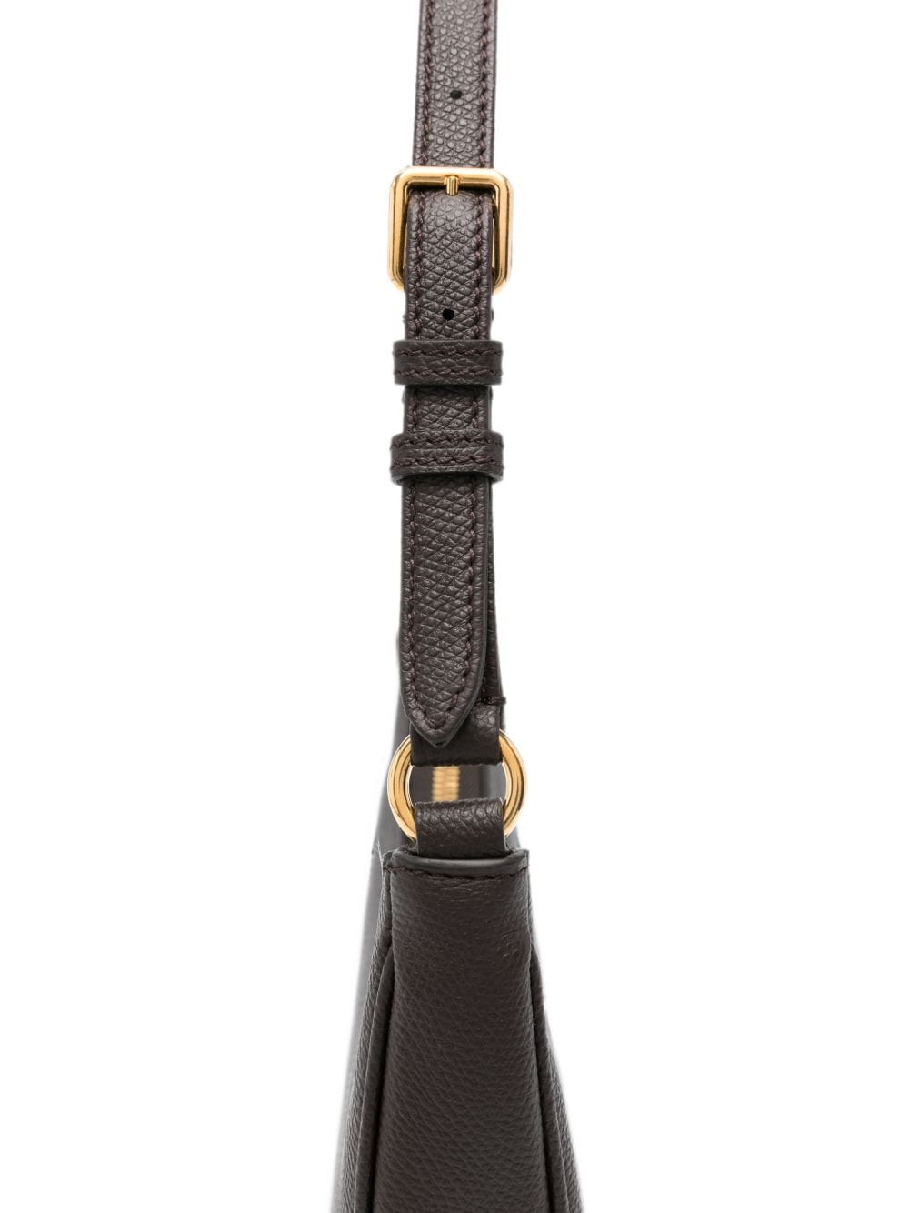 Valentino Garavani VLogo Signature Leather Shoulder Bag — black