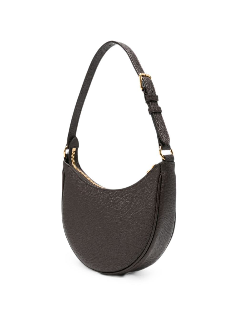 Valentino Garavani VLogo Signature Leather Shoulder Bag — black