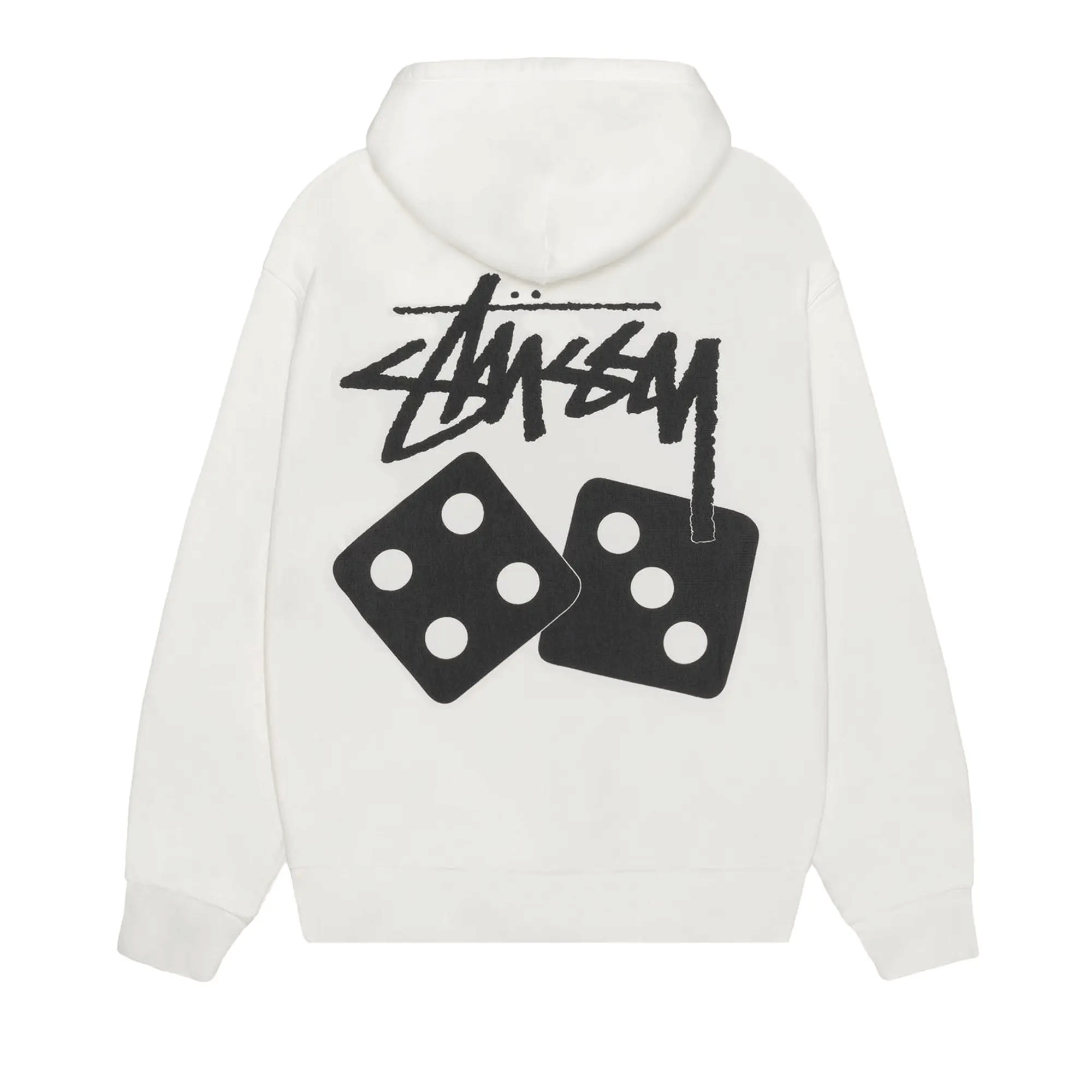 Stussy Dice Hoodie Pigment Dyed Off - White (SS25)