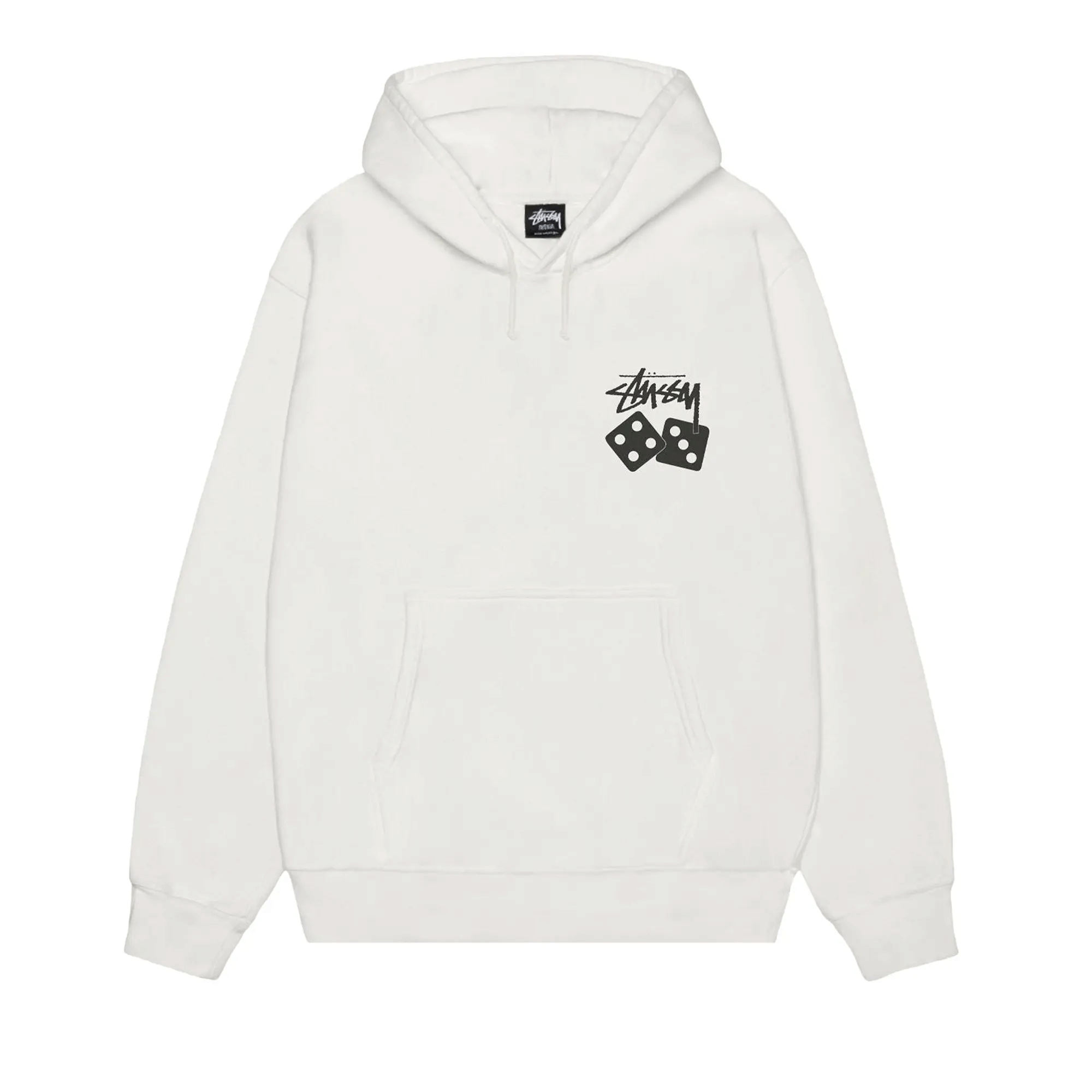 Stussy Dice Hoodie Pigment Dyed Off - White (SS25)