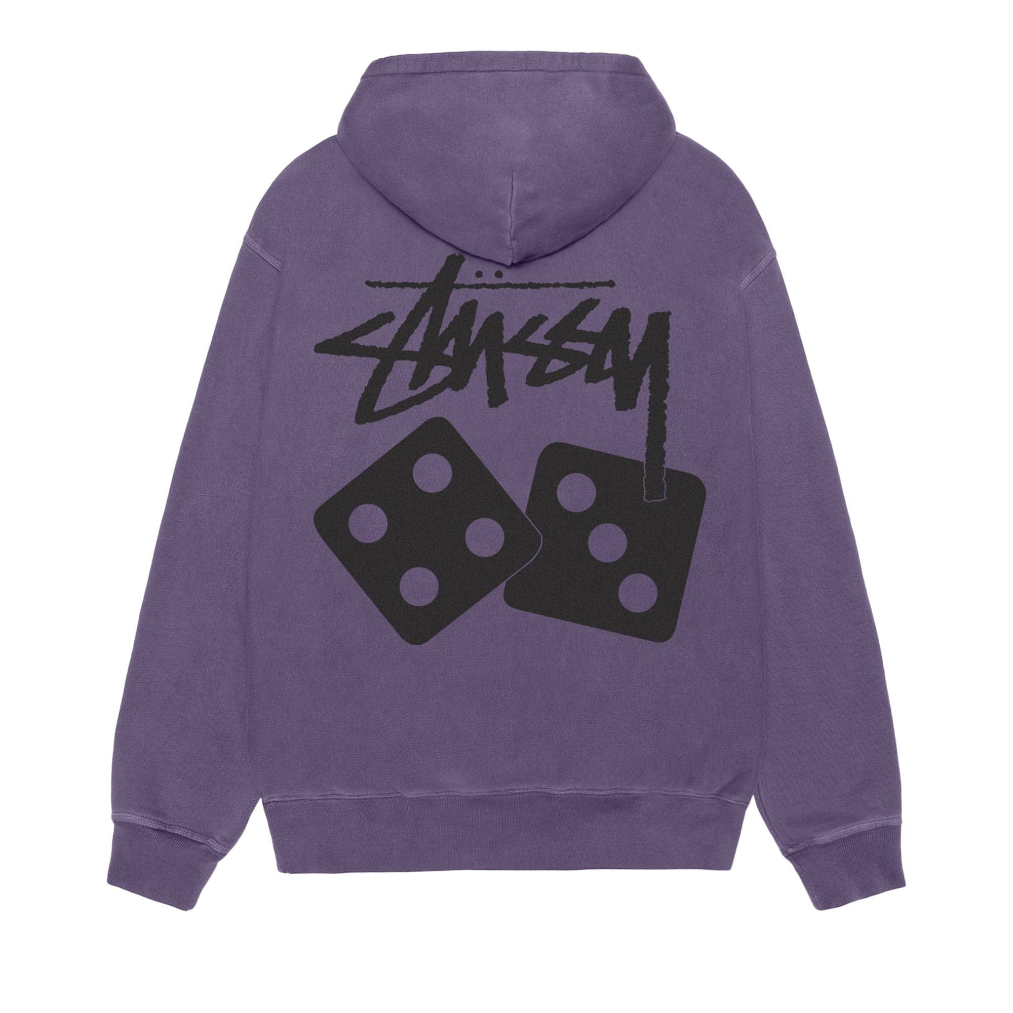 Stussy Dice Hoodie Pigment Dyed Grape (SS25)