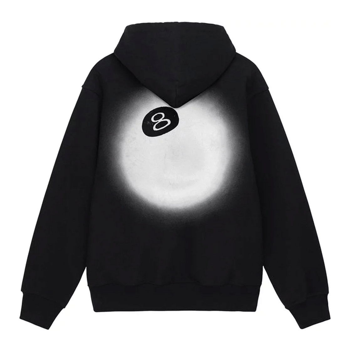 Stussy 8 Ball Fade Hoodie Black (FW22)