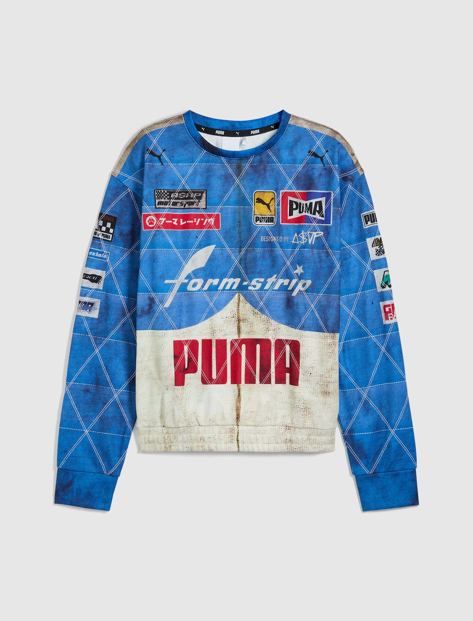 PUMA ASAP ROCKY QUILTED SWEATSHIRT