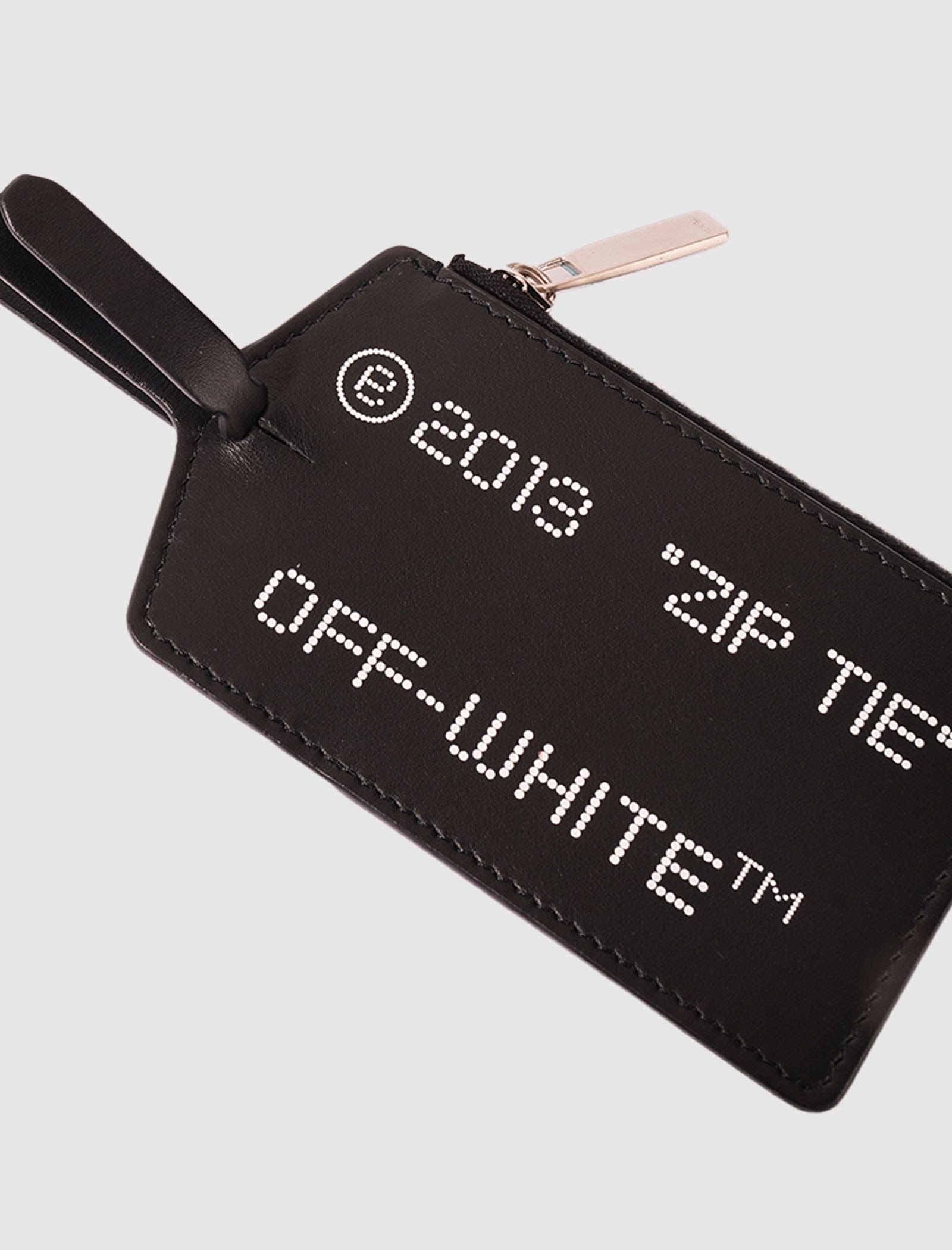 OFF-WHITE ZIP TIE CARD CASE