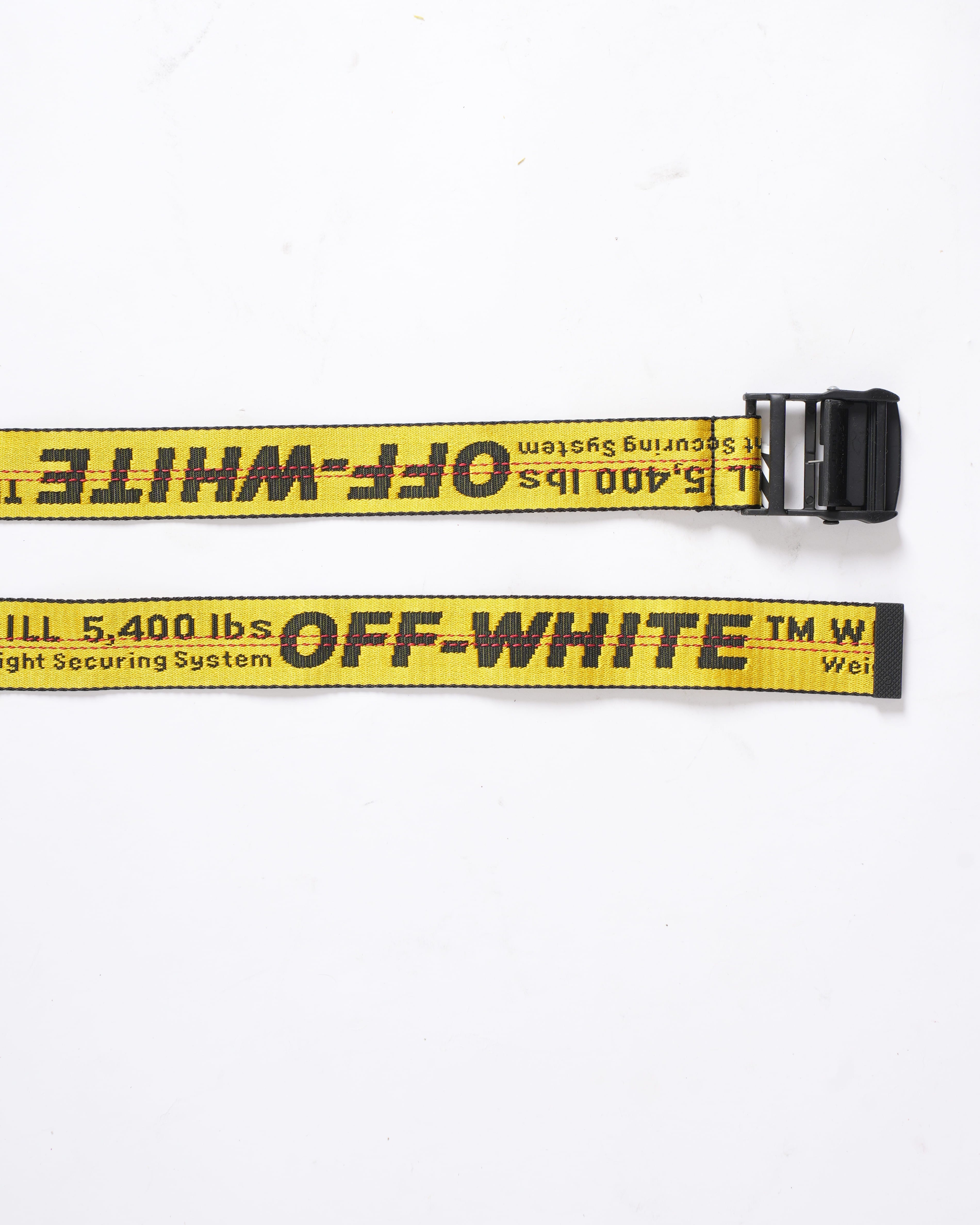 Off-White New Off - White Cloth Belt in Yellow