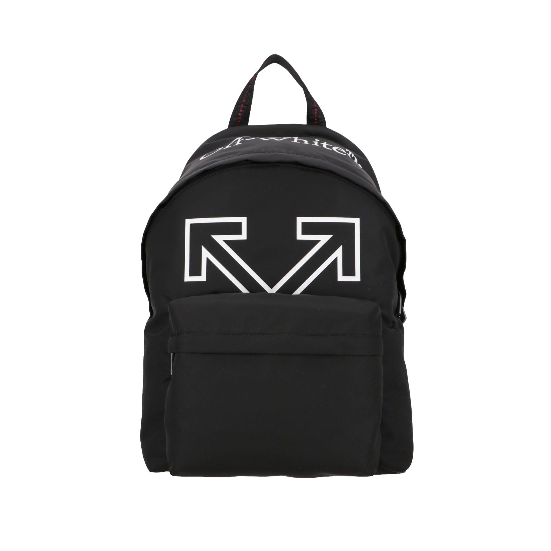 Off White Mens Black/White Backpack