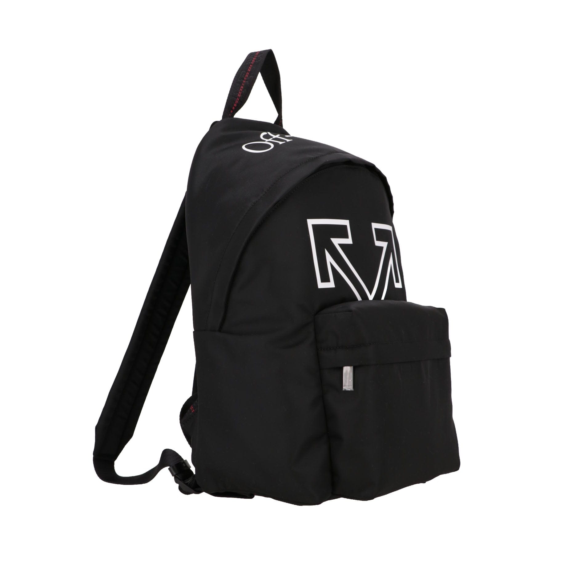 Off White Mens Black/White Backpack
