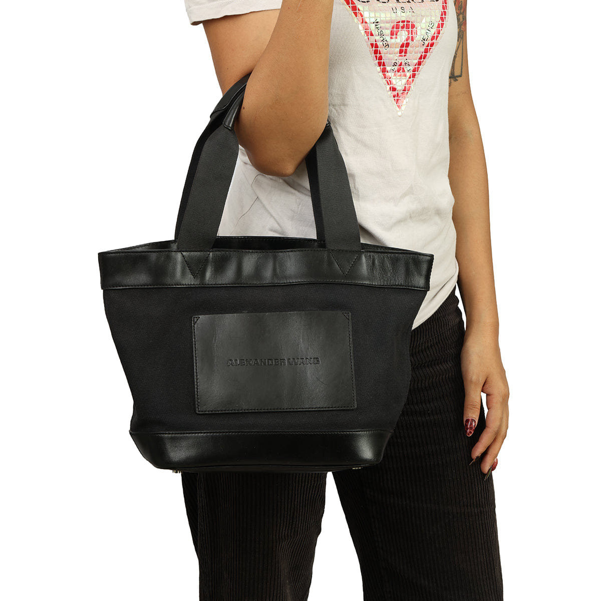 ALEXANDER WANG CANVAS TOTE BAG