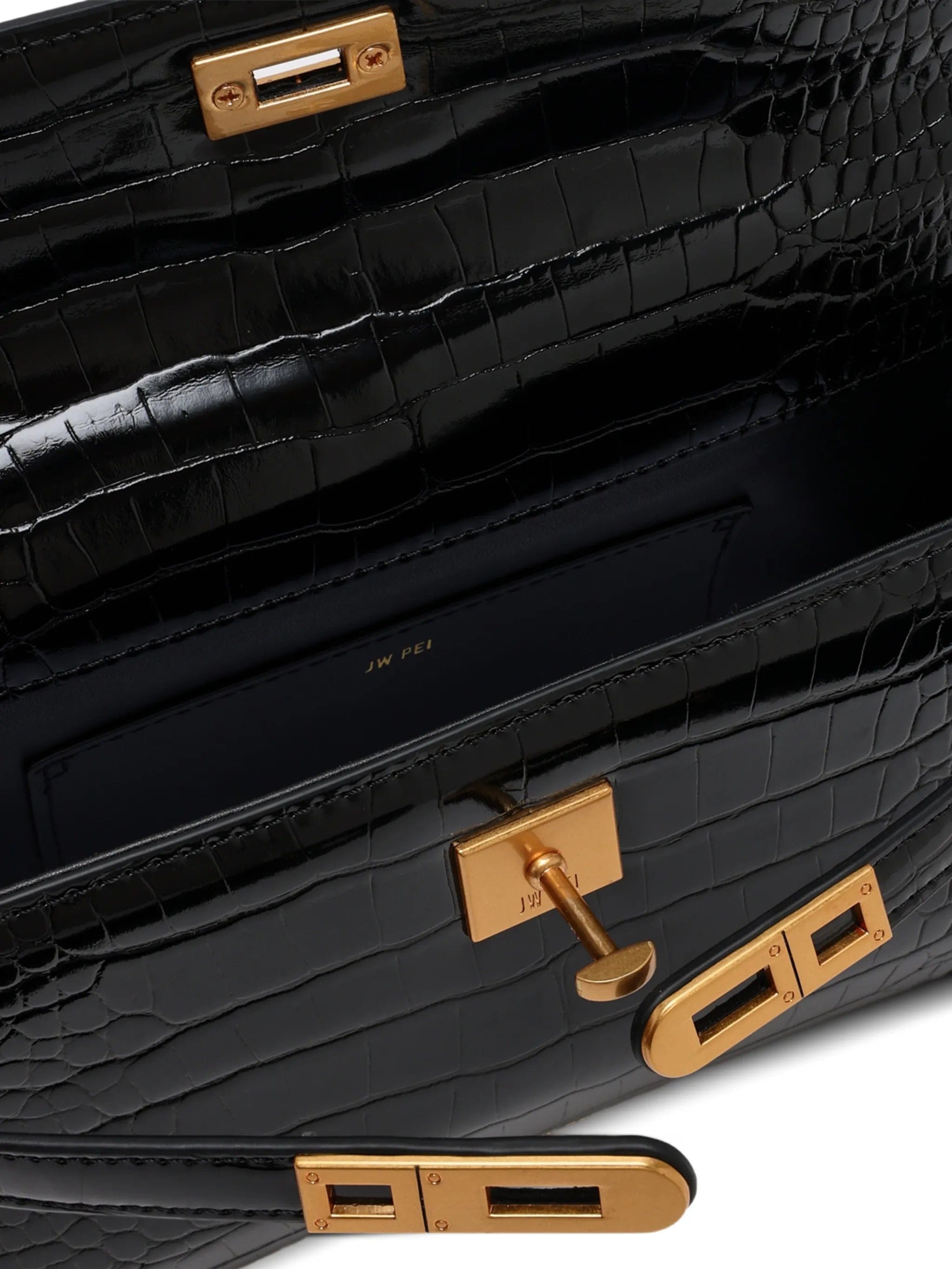 JW Pei croc - effect top - handle tote bag