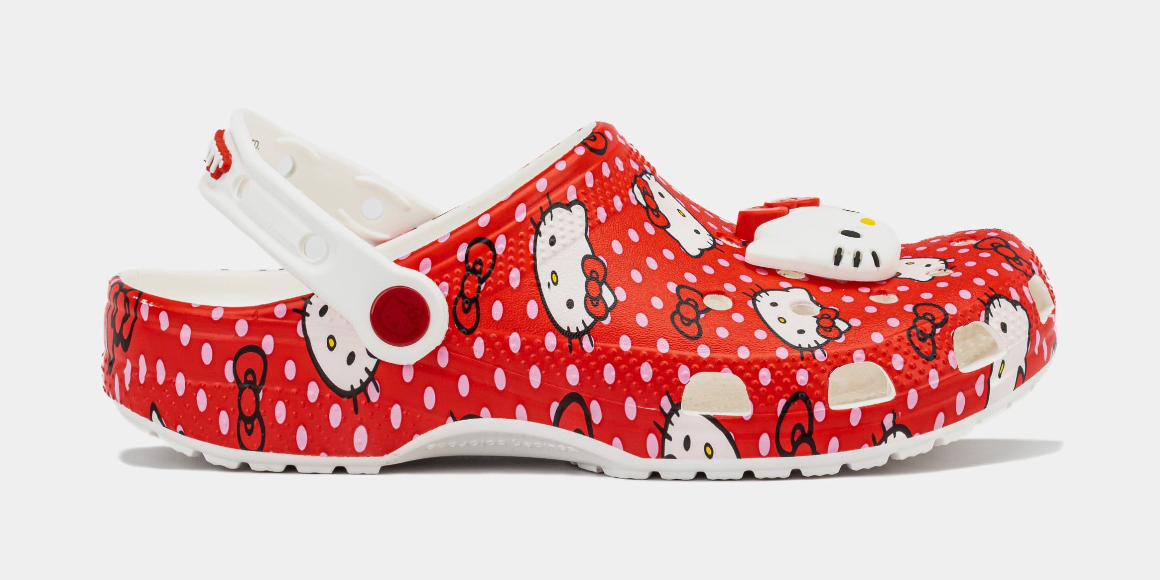 CROCS Hello Kitty Classic Clog Preschool/Grade School Sandals (Red)