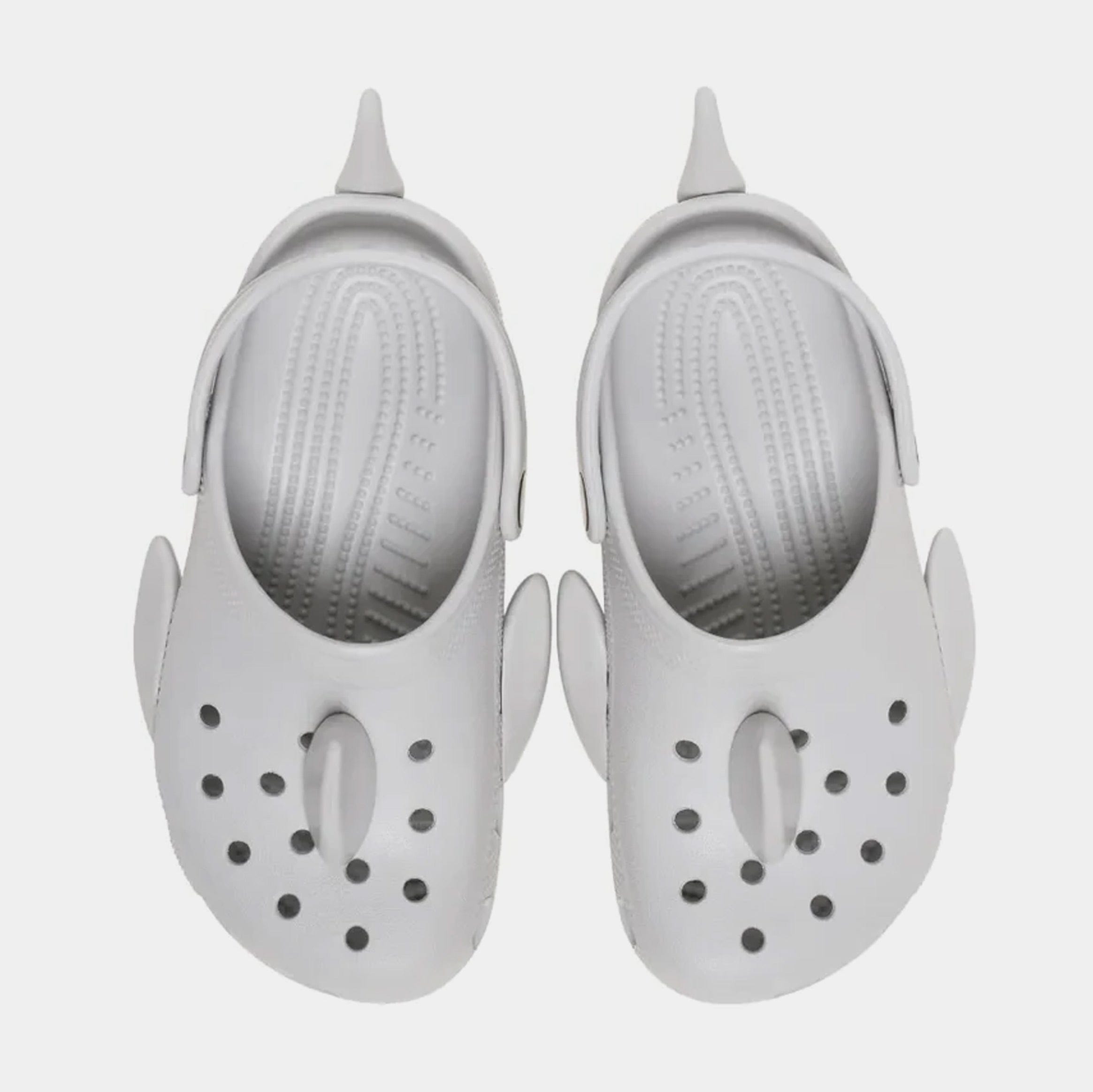 CROCS Classic Clog I am Sharky Infant Toddler Sandals (Grey)