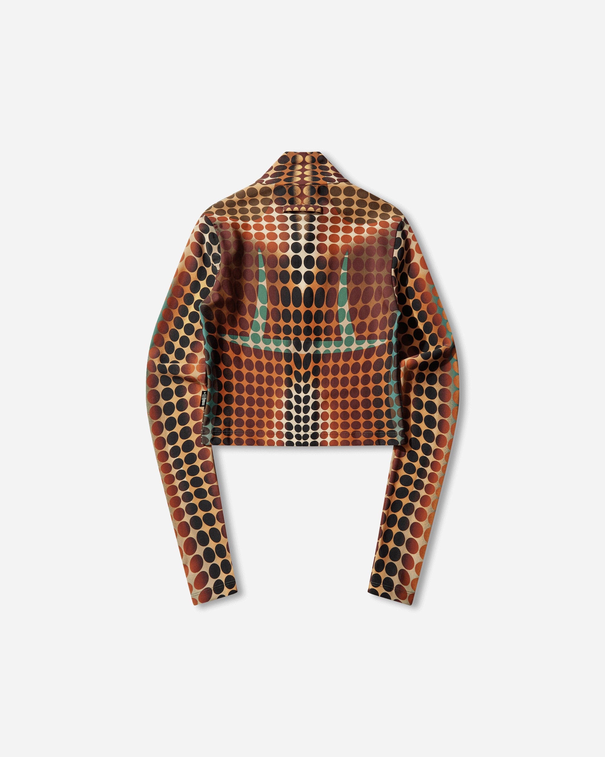 Jean Paul Gaultier Women's Re - Edition Dots Zip Top Orange
