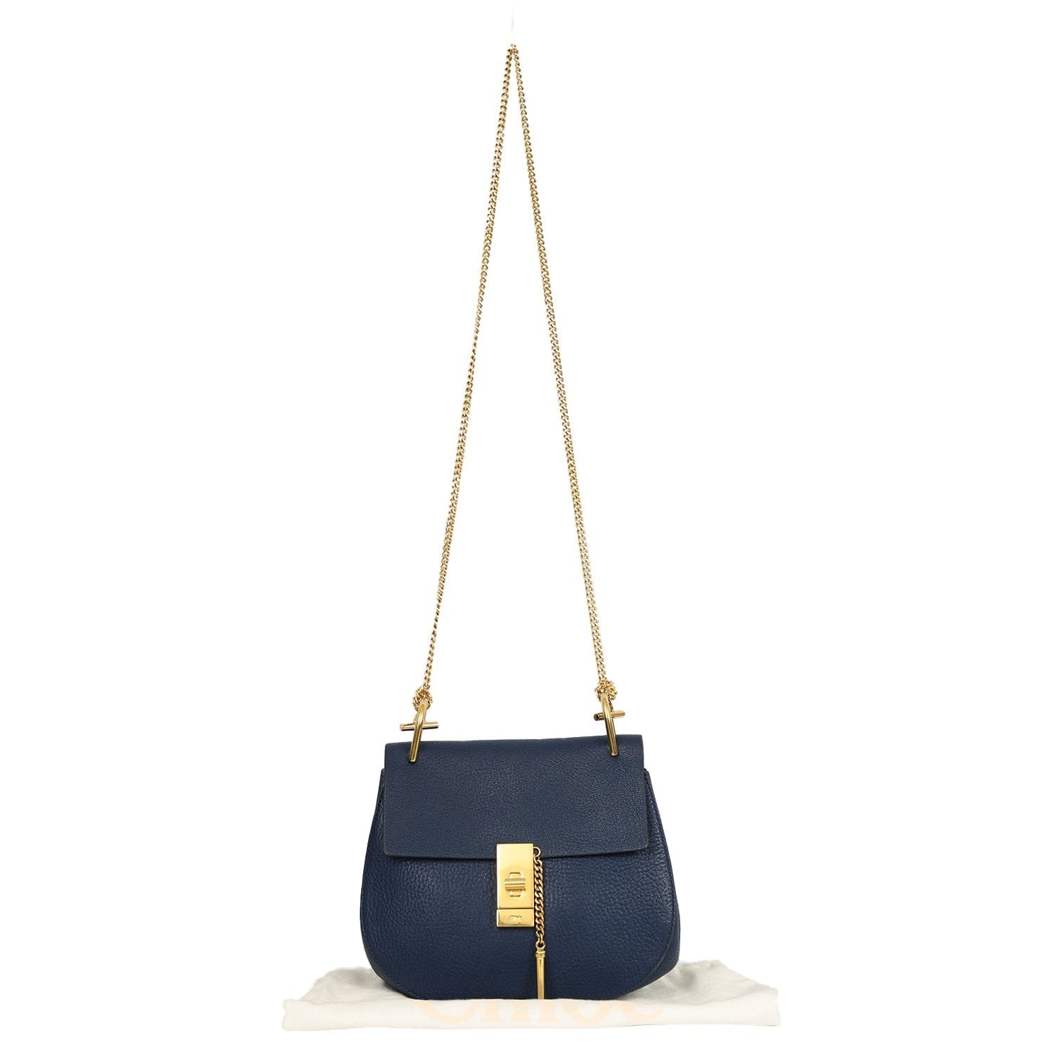 CHLOE DREW LEATHER SHOULDER BAG